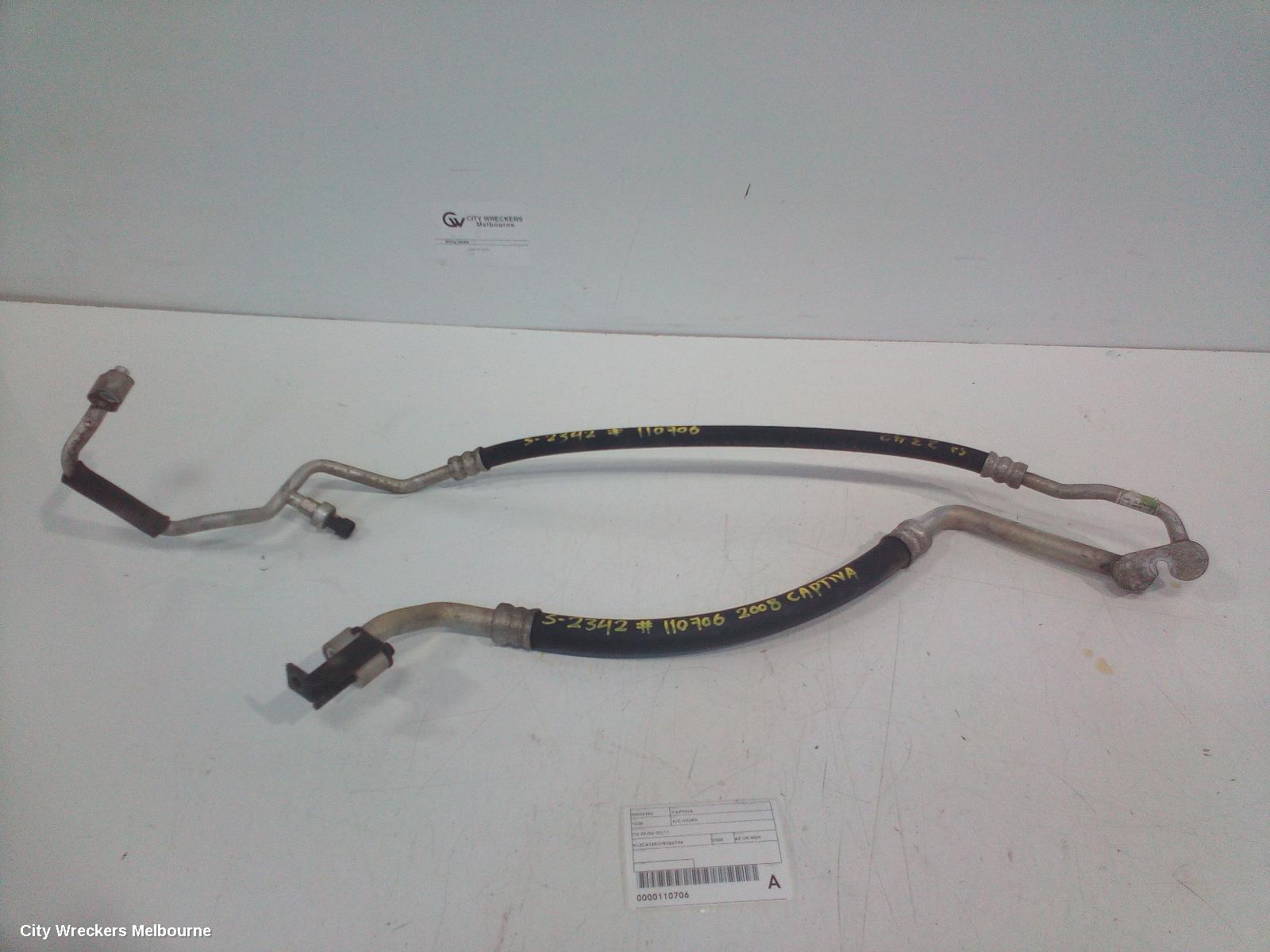 HOLDEN CAPTIVA A/C HOSES, CG 09/2006 - 02/2011