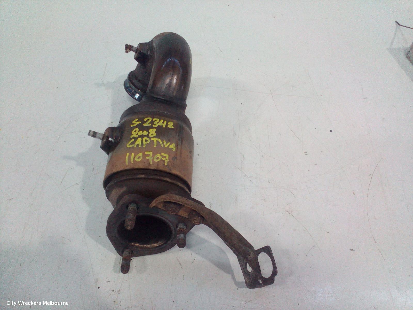 HOLDEN CAPTIVA CATALYTIC CONVERTER, DOWNPIPE-CAT TYPE, 2.0, DIESEL, CG, 03/2007 - 02/2011