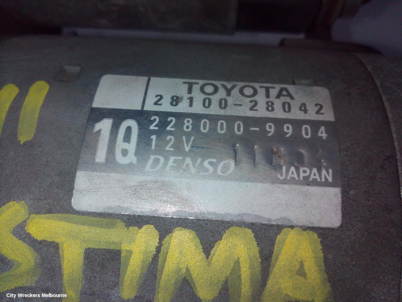 TOYOTA ESTIMA STARTER, PETROL, 2.4, 2AZ-FE, XR50, 05-19 (IMPORT)