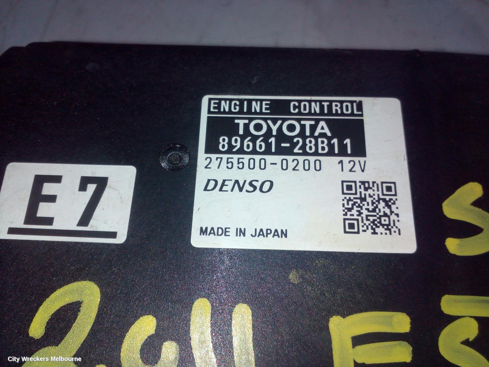 TOYOTA ESTIMA ECU, ENGINE ECU, 2.4, PETROL, 2AZ-FE, ECU ONLY, XR50, 05-19 (IMPORT)