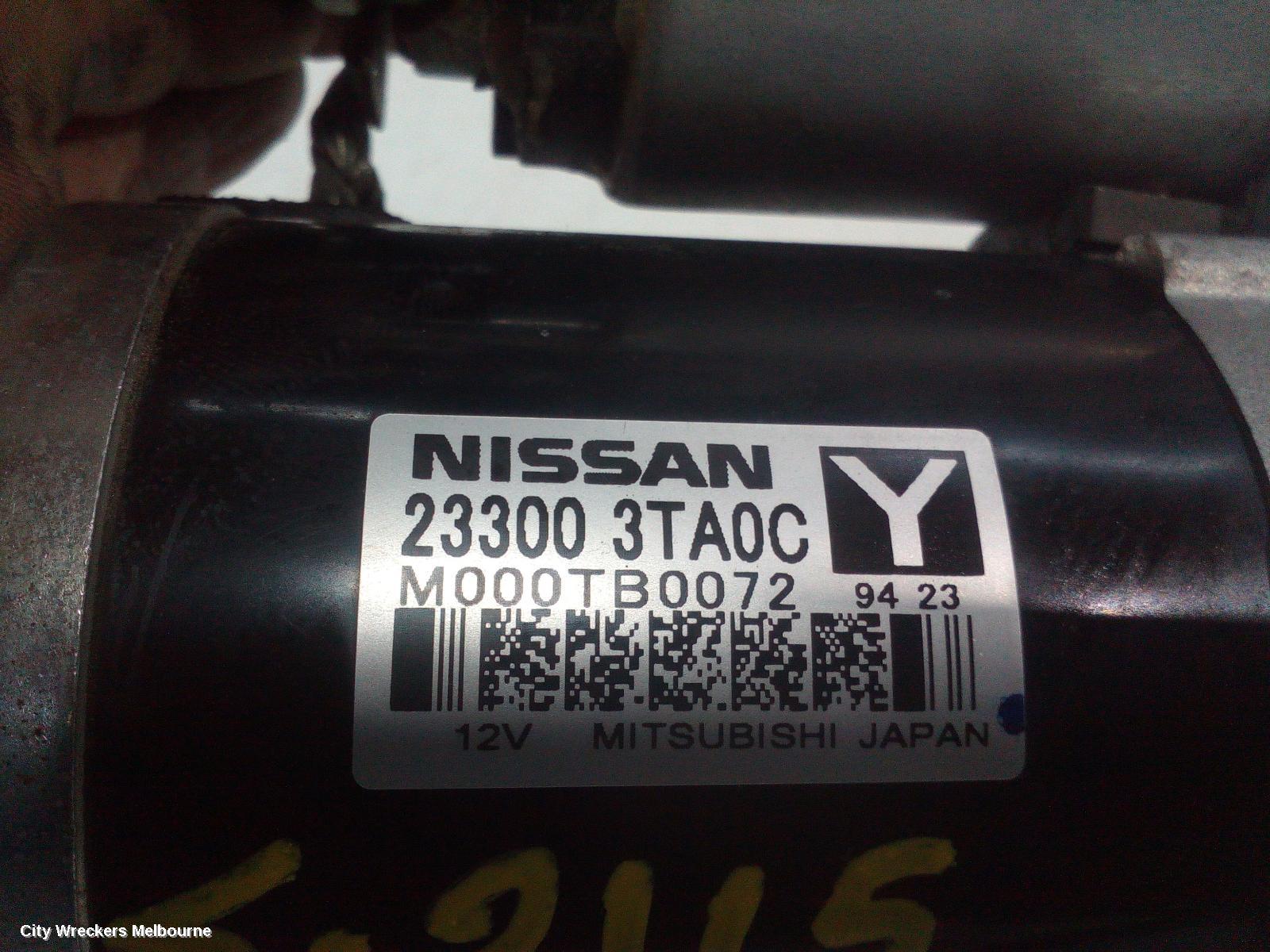 NISSAN XTRAIL STARTER, PETROL, 2.5, QR25DE, AUTO T/M, W/ LONG SNOUT TYPE, T32, 02/2014 - 07/2022