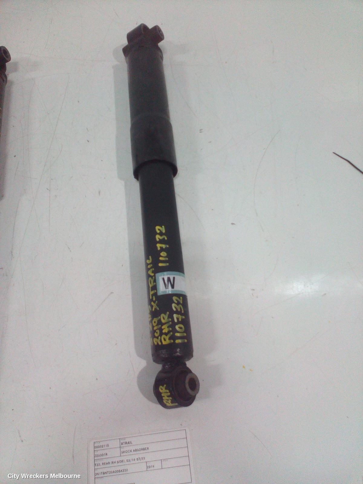 NISSAN XTRAIL SHOCK ABSORBER, T32, REAR (RH SIDE), 03/2014 - 07/2022