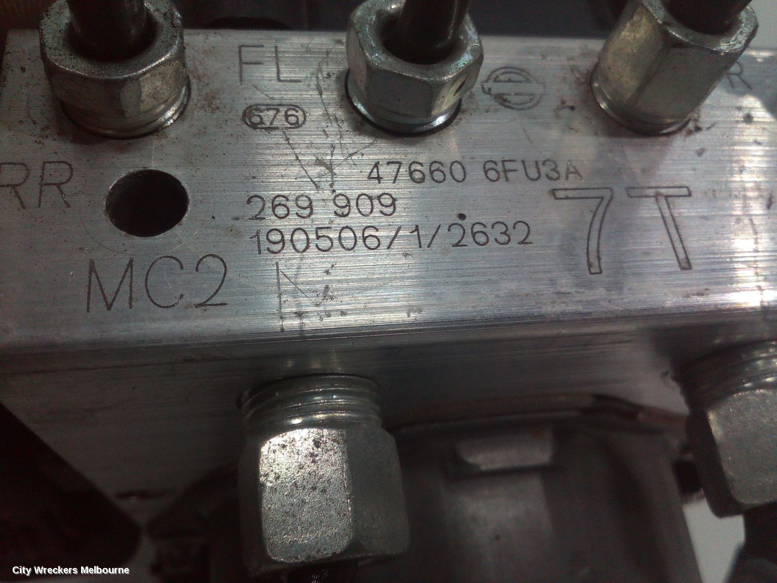 NISSAN XTRAIL ABS PUMP/MODULATOR, T32, 02/2014 - 07/2022