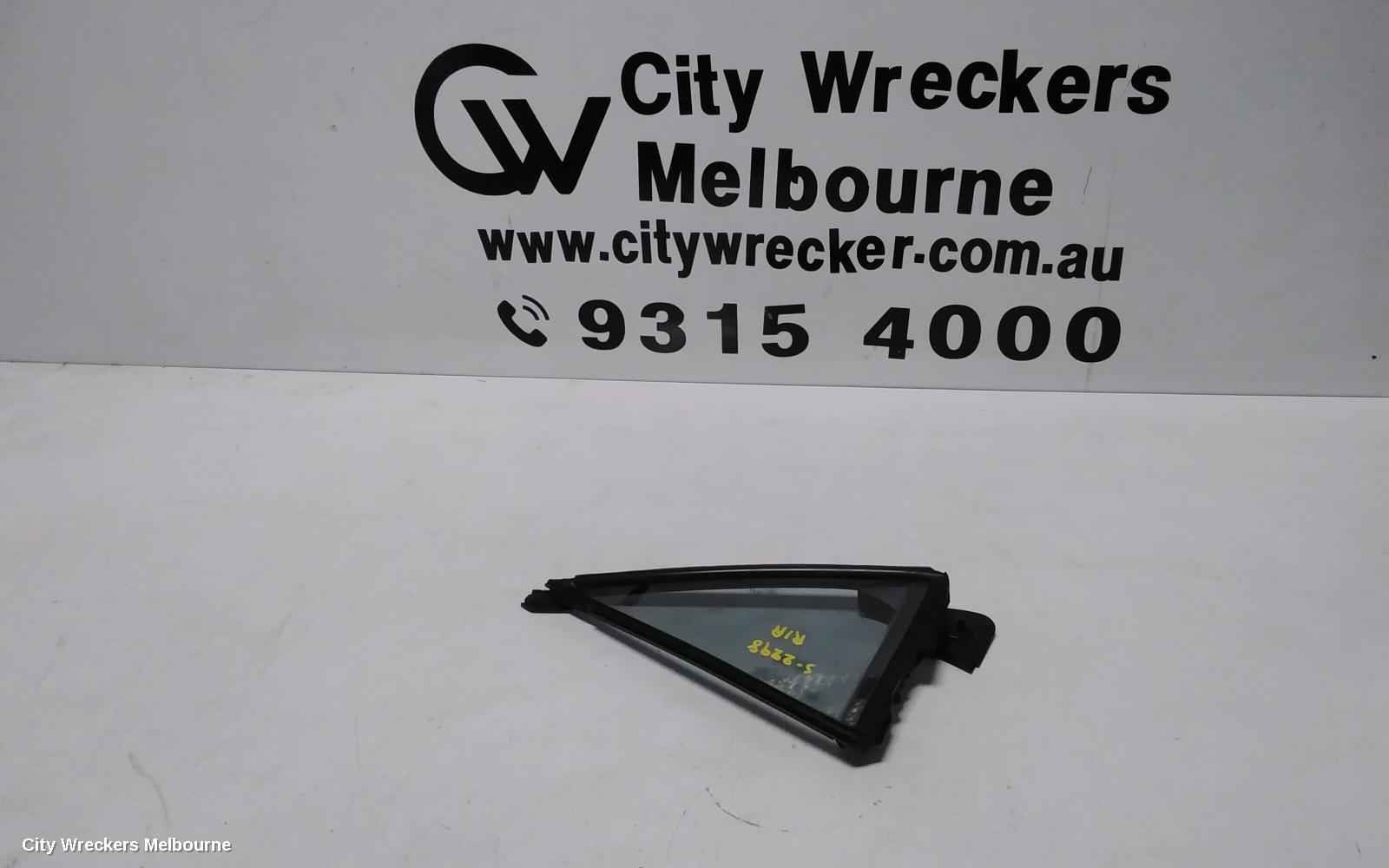 MAZDA 3 LEFT REAR 1/4 DOOR GLASS, BL, DARK TINT TYPE, HATCH, 04/2009 - 10/2013