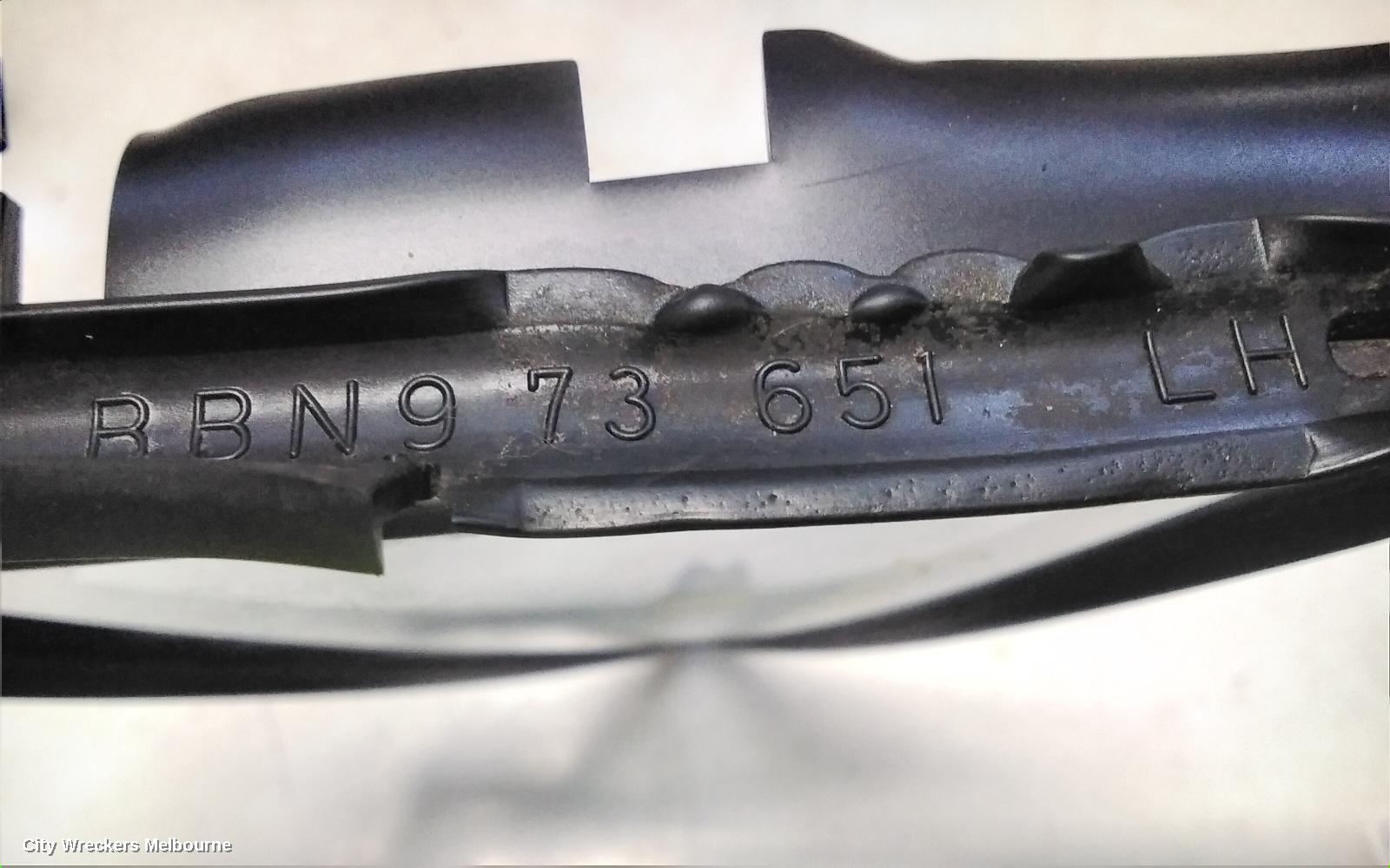MAZDA 3 LEFT REAR 1/4 DOOR GLASS, BL, DARK TINT TYPE, HATCH, 04/2009 - 10/2013