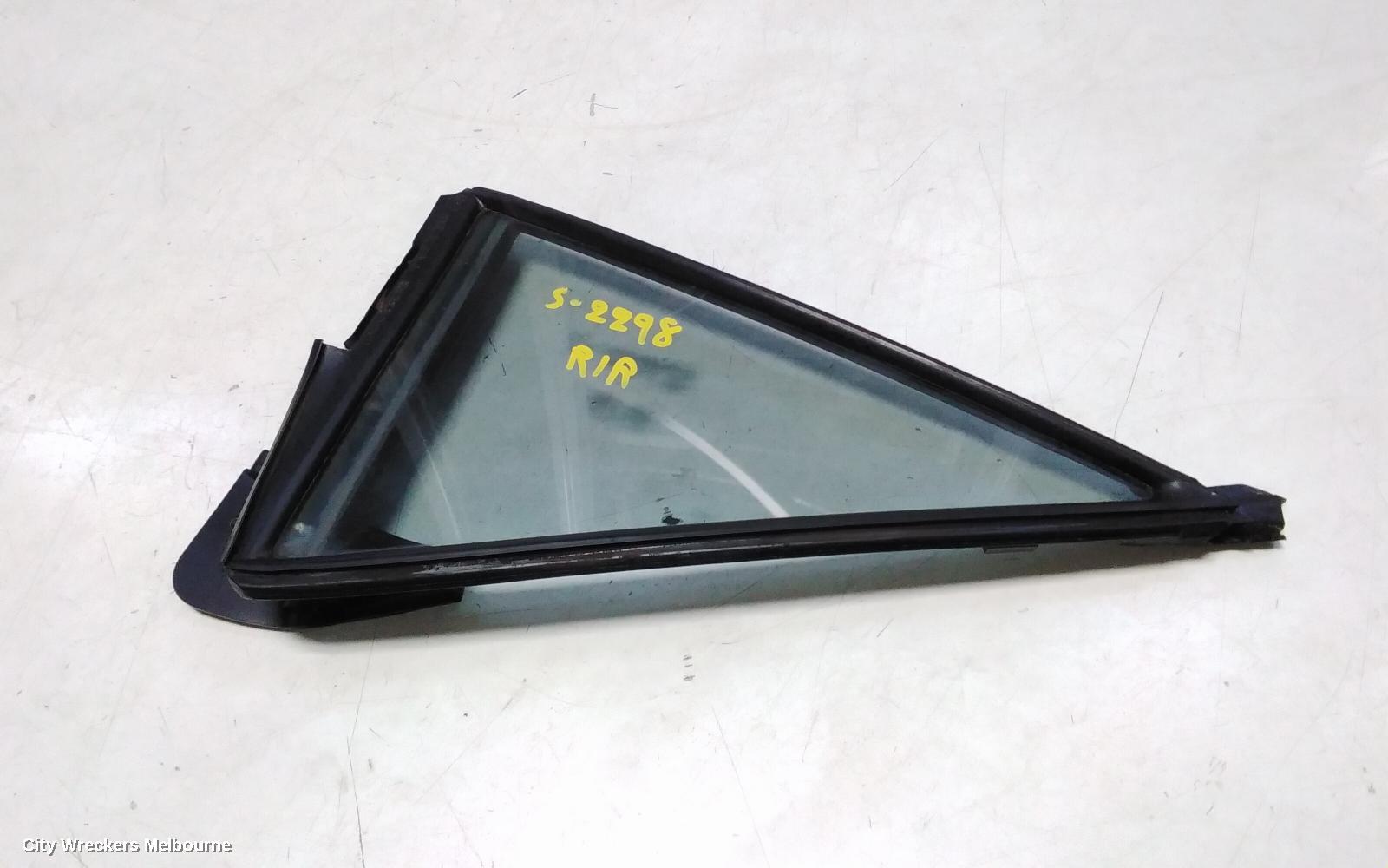 MAZDA 3 LEFT REAR 1/4 DOOR GLASS, BL, DARK TINT TYPE, HATCH, 04/2009 - 10/2013