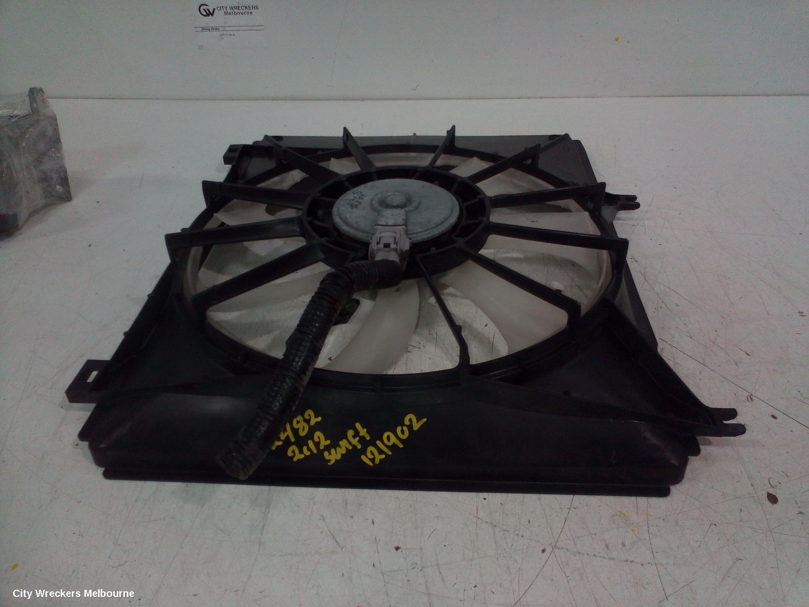 SUZUKI SWIFT FAN, RADIATOR FAN, FZ, 08/2010 - 03/2017