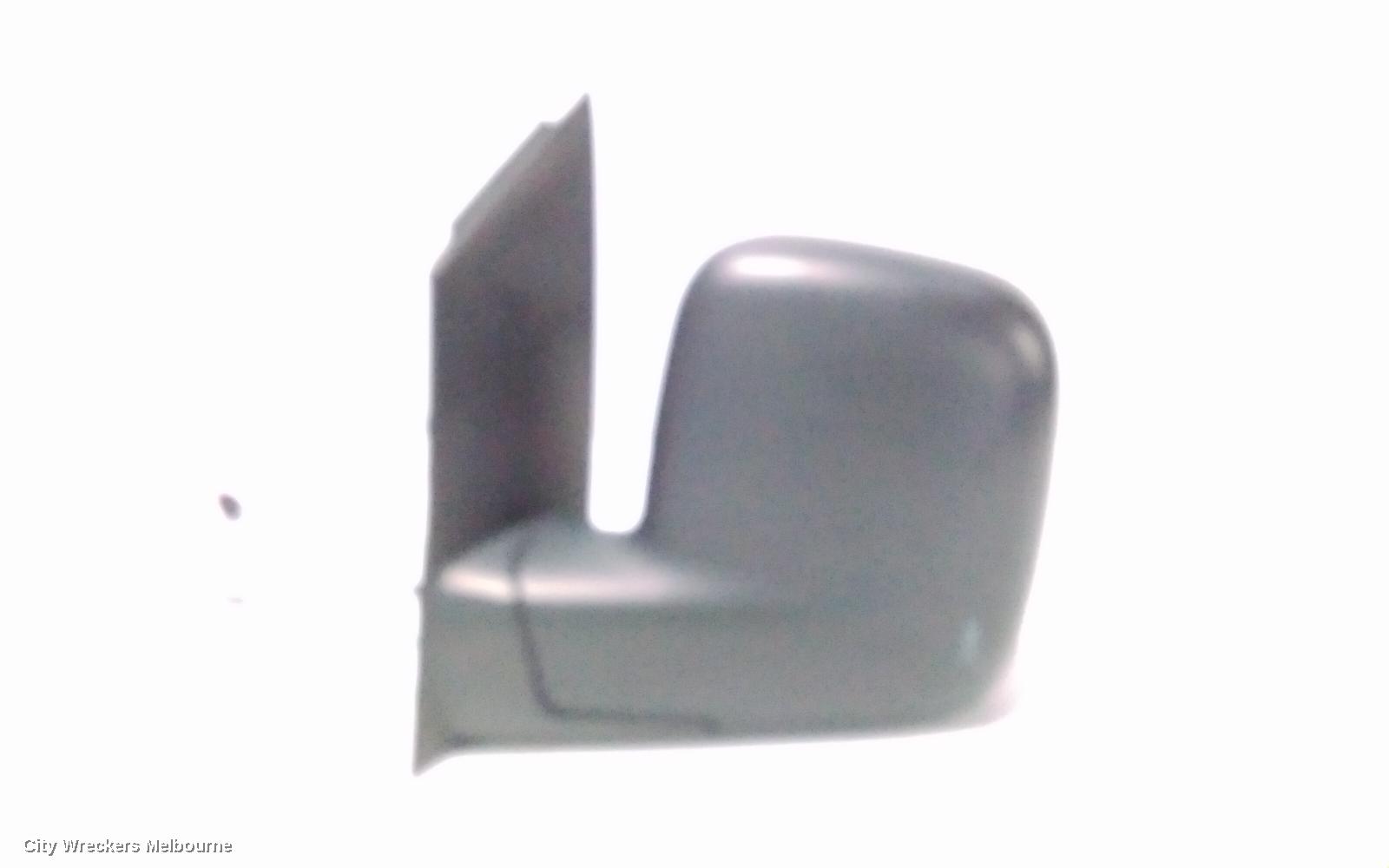 VOLKSWAGEN CADDY LEFT DOOR MIRROR, 2K, MANUAL, TEXTURED, 12/2004 - 08/2010
