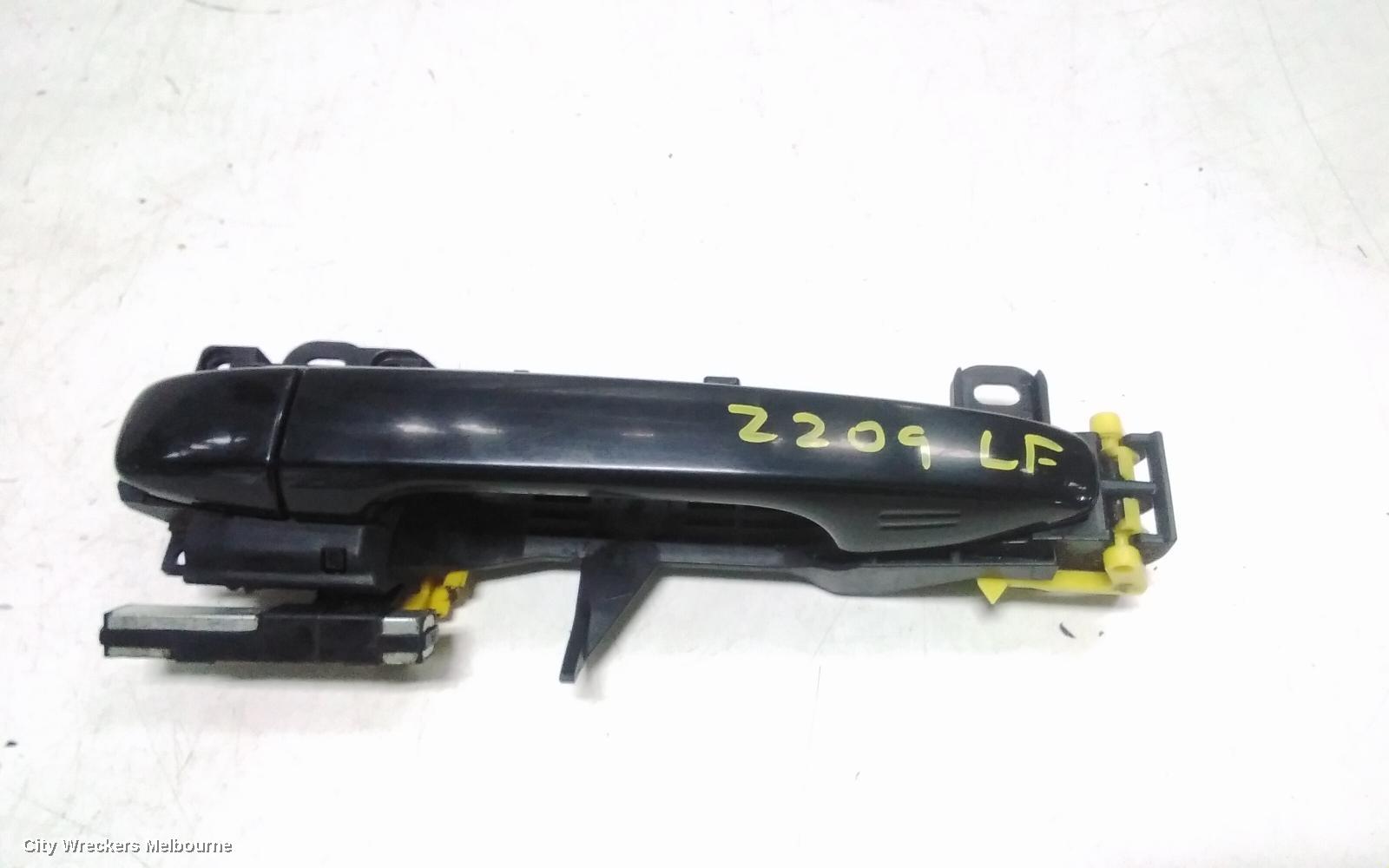 TOYOTA PRIUS DOOR HANDLE, LH FRONT, OUTER, ZVW30R, 07/2009 - 12/2015