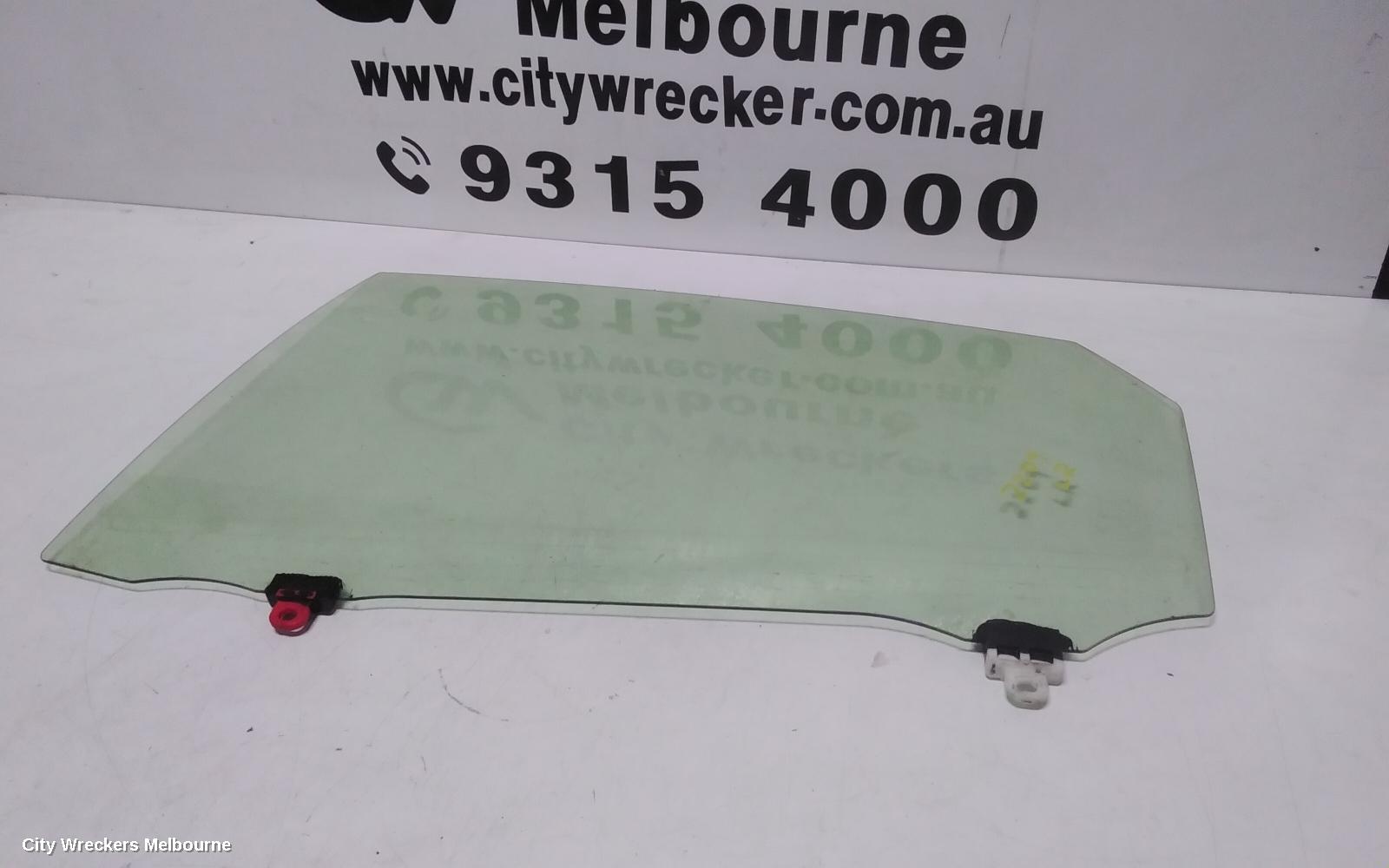 TOYOTA PRIUS LEFT REAR DOOR WINDOW, ZVW30R, POWER, 07/2009 - 12/2015
