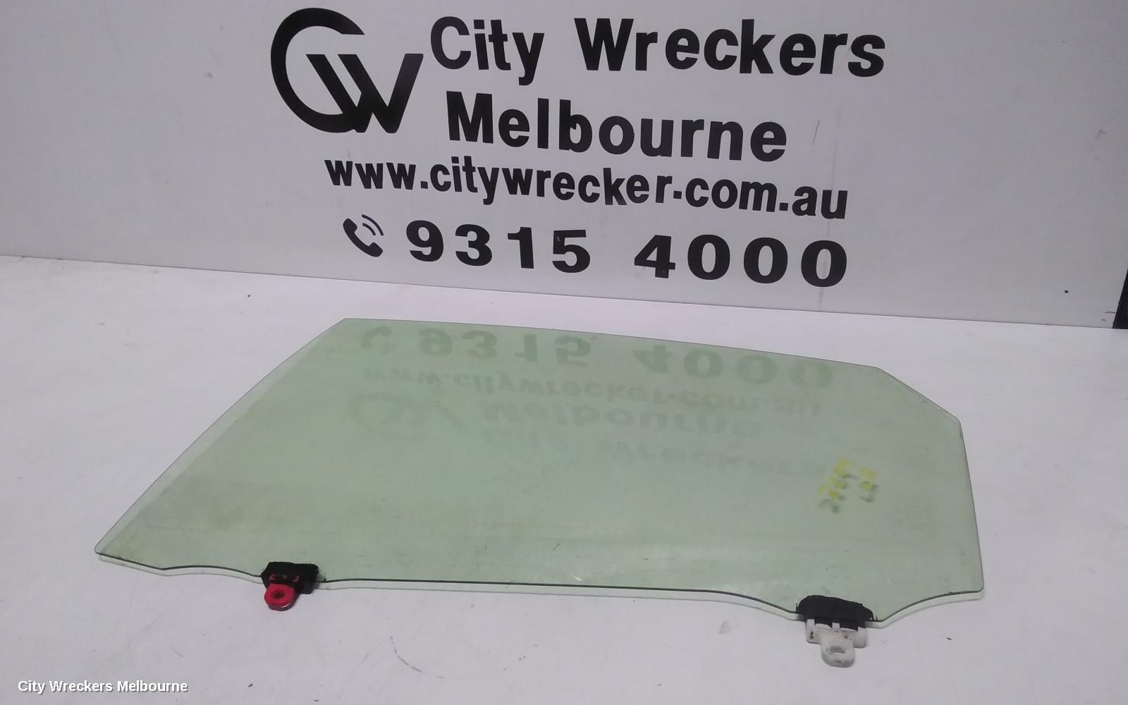 TOYOTA PRIUS LEFT REAR DOOR WINDOW, ZVW30R, POWER, 07/2009 - 12/2015