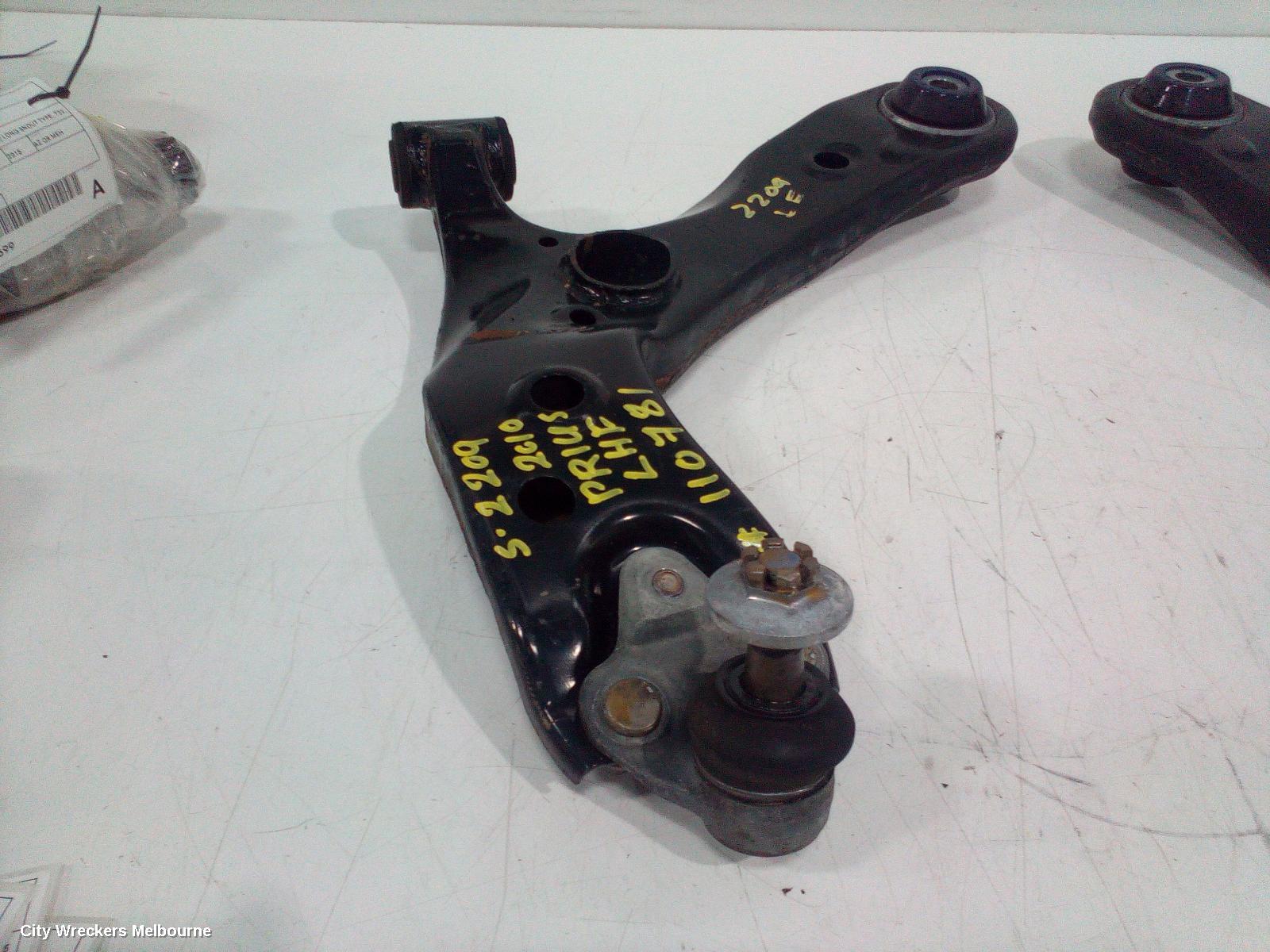 TOYOTA PRIUS LEFT FRONT LOWER CONTROL ARM, ZVW30R, 07/2009 - 12/2015