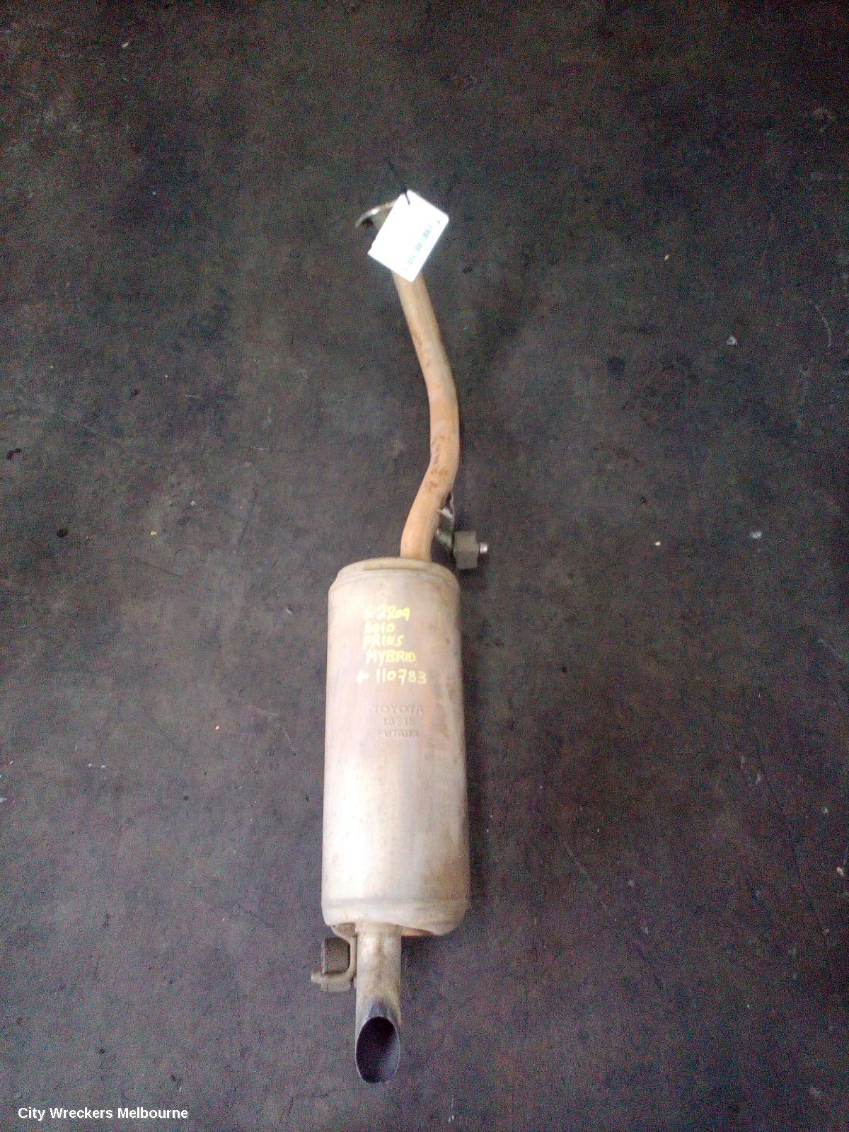 TOYOTA PRIUS SILENCER, ZVW30R, 07/2009 - 12/2015