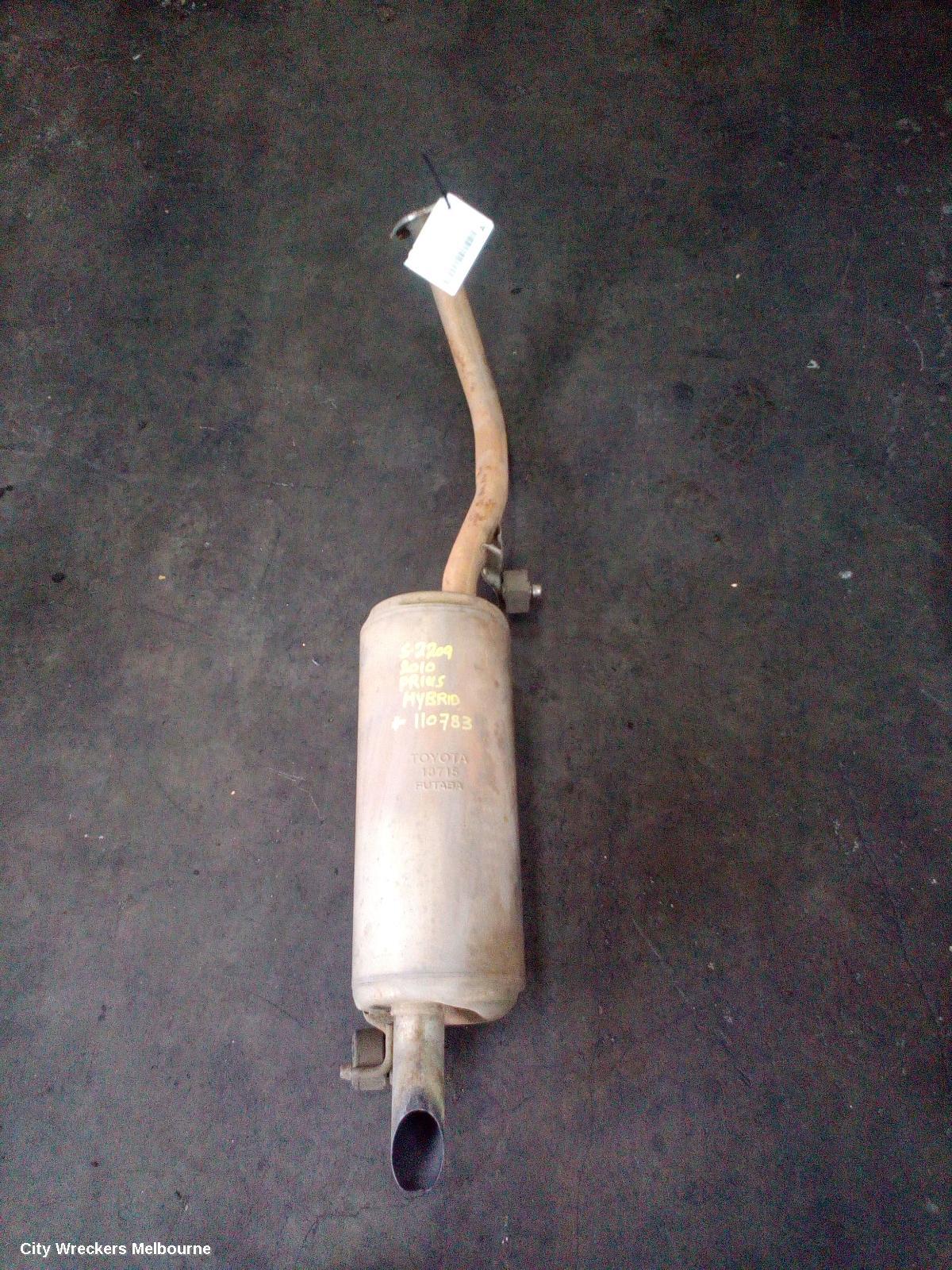 TOYOTA PRIUS SILENCER, ZVW30R, 07/2009 - 12/2015