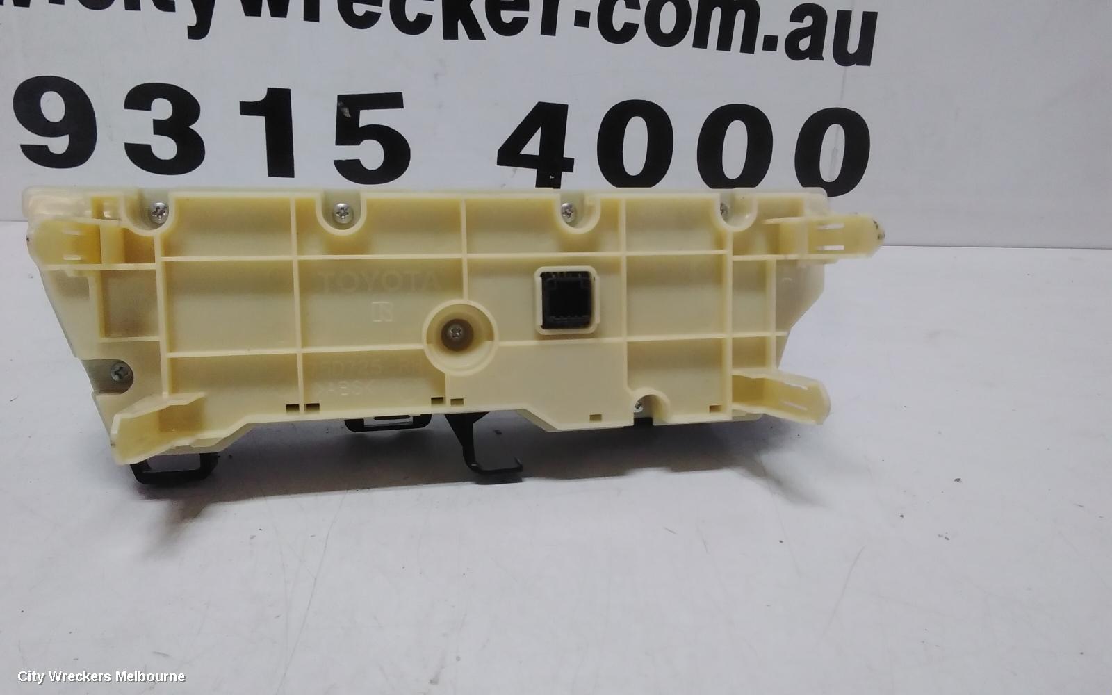 TOYOTA PRIUS HEATER/AC CONTROLS, ZVW30R, 07/2009 - 02/2012