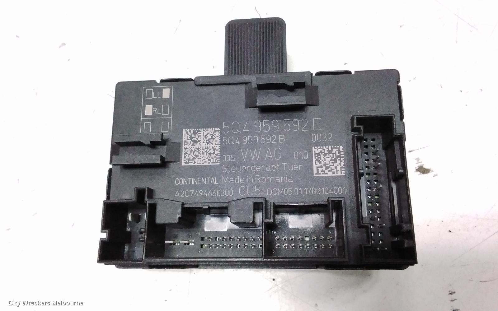 SKODA OCTAVIA LEFT FRONT WINDOW REG/MOTOR, NE, 09/2013 - 09/2020