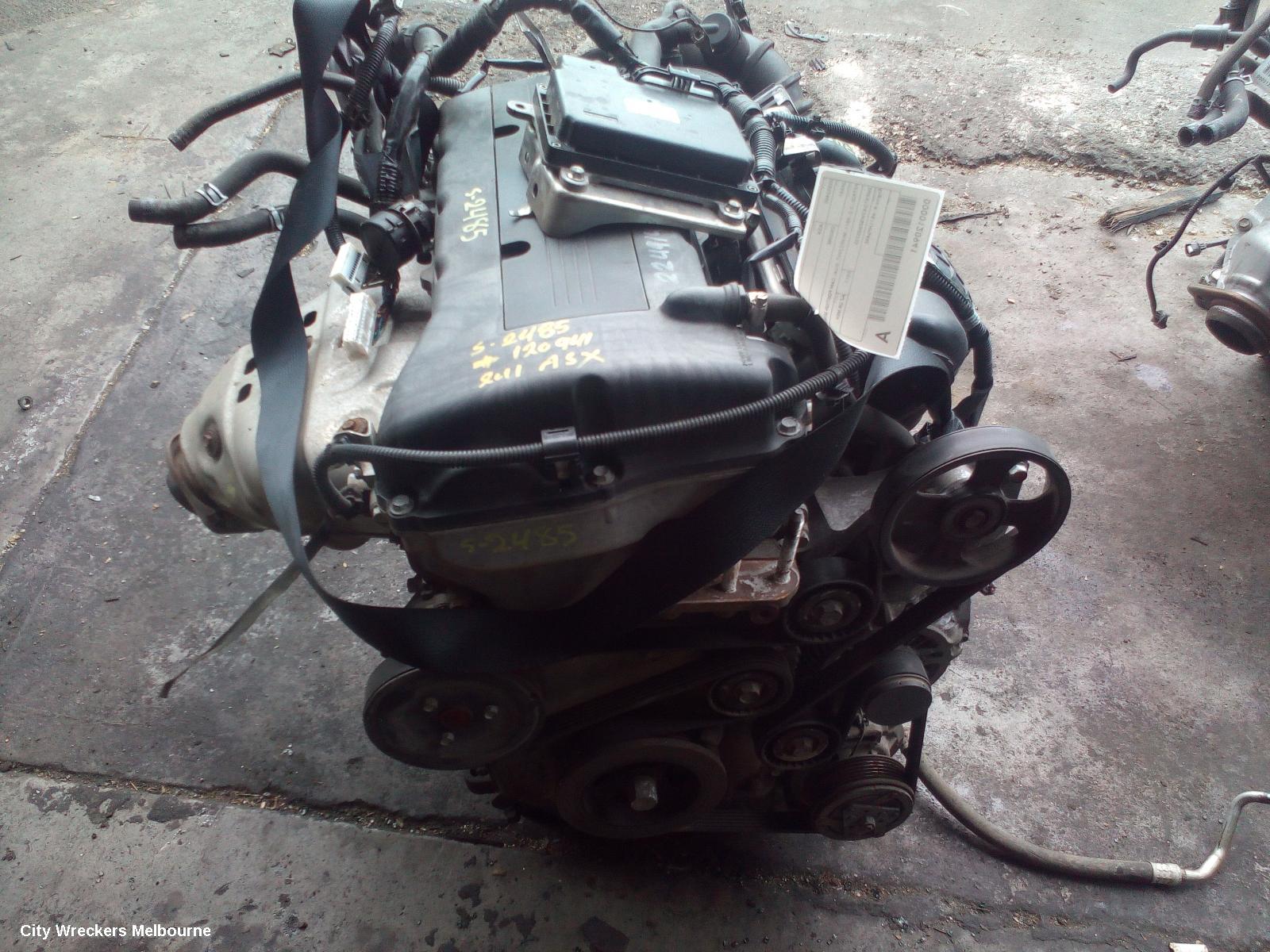 MITSUBISHI ASX ENGINE, PETROL, 2.0, 4B11, MIVEC/VVT, DUAL CAM POSITION SENSOR TYPE, FWD, XA-XB, 05/2010 - 06/2013