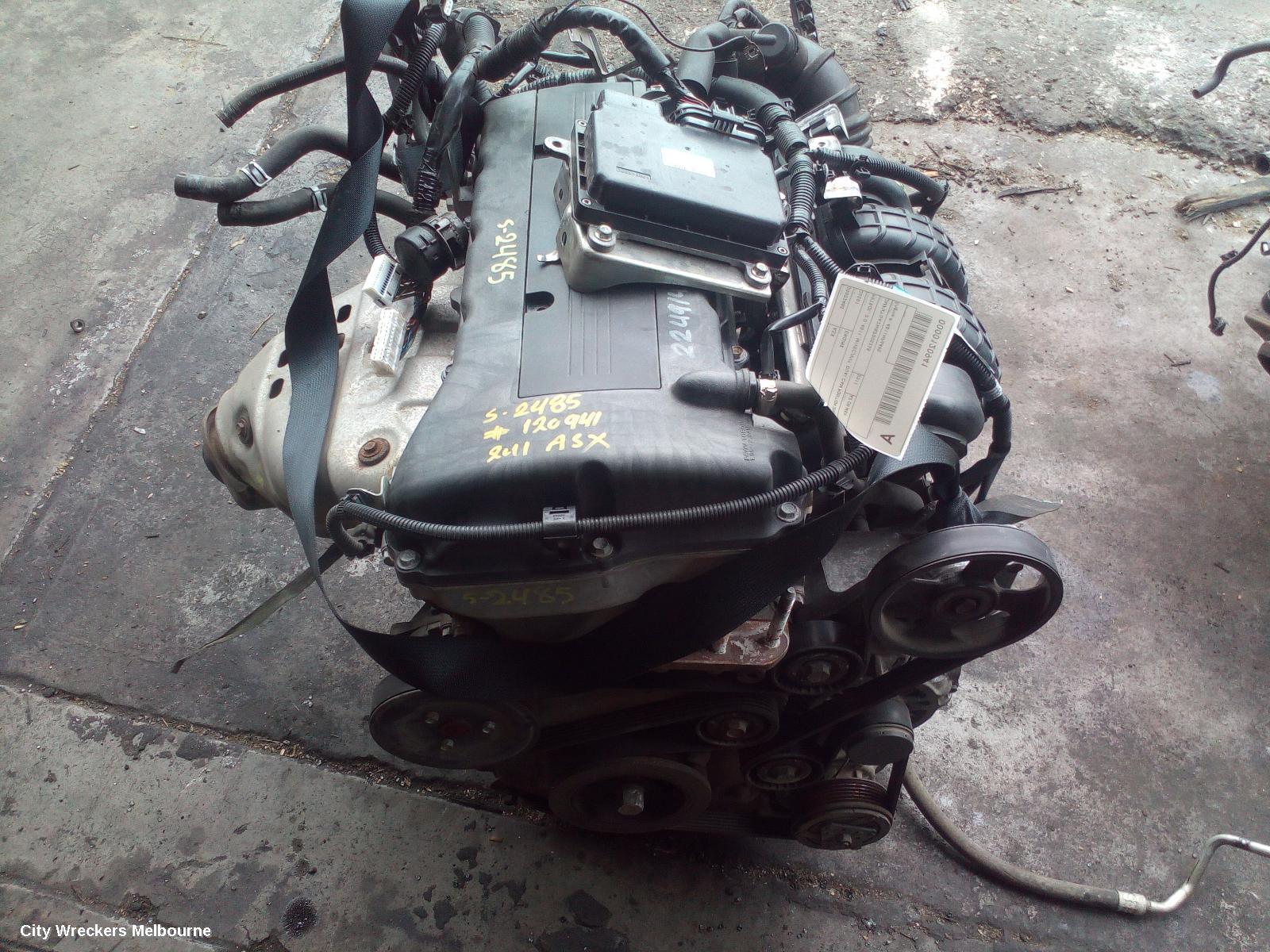 MITSUBISHI ASX ENGINE, PETROL, 2.0, 4B11, MIVEC/VVT, DUAL CAM POSITION SENSOR TYPE, FWD, XA-XB, 05/2010 - 06/2013