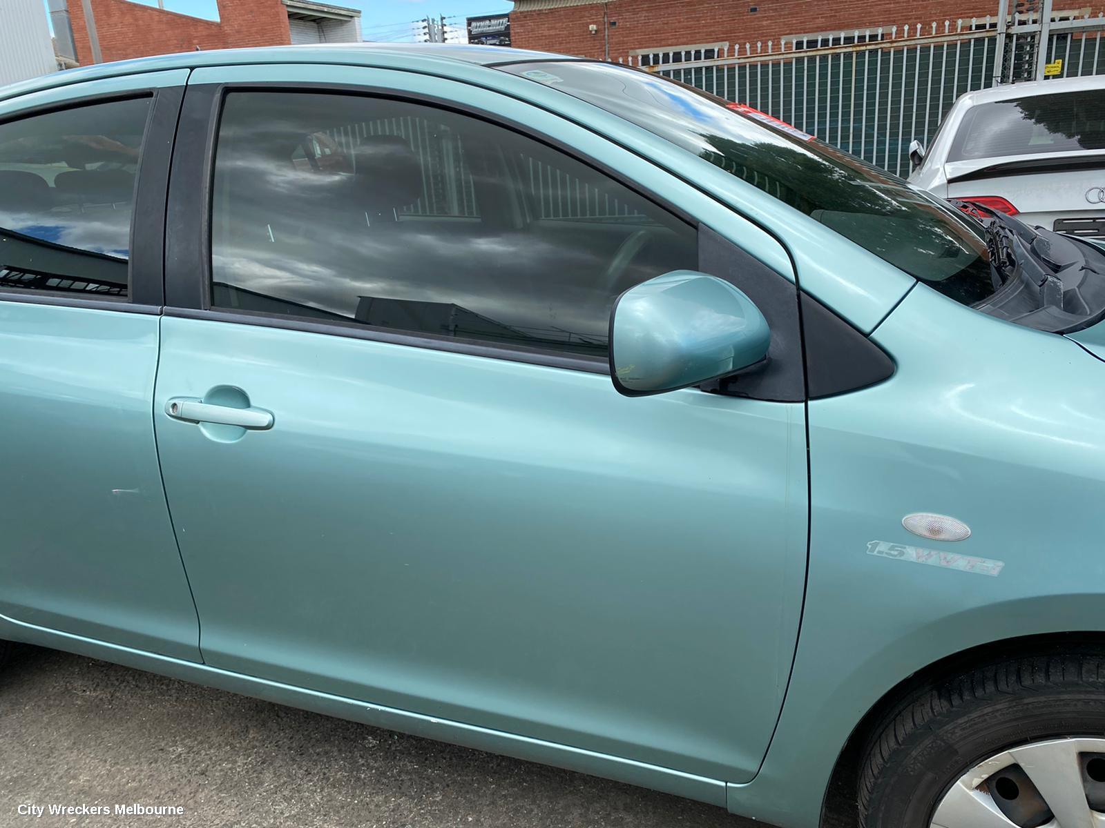 TOYOTA YARIS LEFT FRONT WINDOW REG/MOTOR, NCP9#, SEDAN, 03/2006 - 06/2016