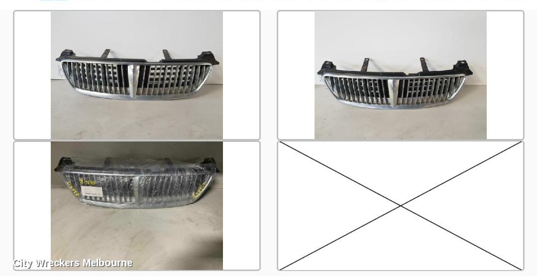 NISSAN PULSAR GRILLE, N16 SI, SEDAN, VERTICAL SLAT TYPE, 07/2000 - 07/2003