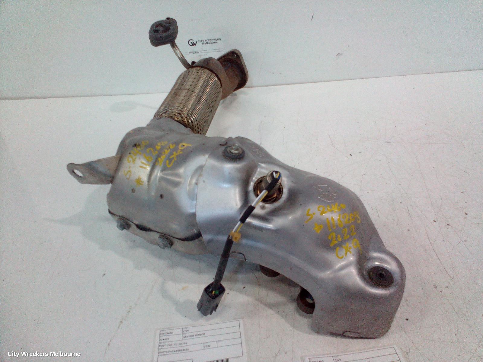 MAZDA CX9 CATALYTIC CONVERTER, DOWNPIPE-CAT TYPE, 2.5, PETROL, FWD, TC, 07/2016 ONWARDS
