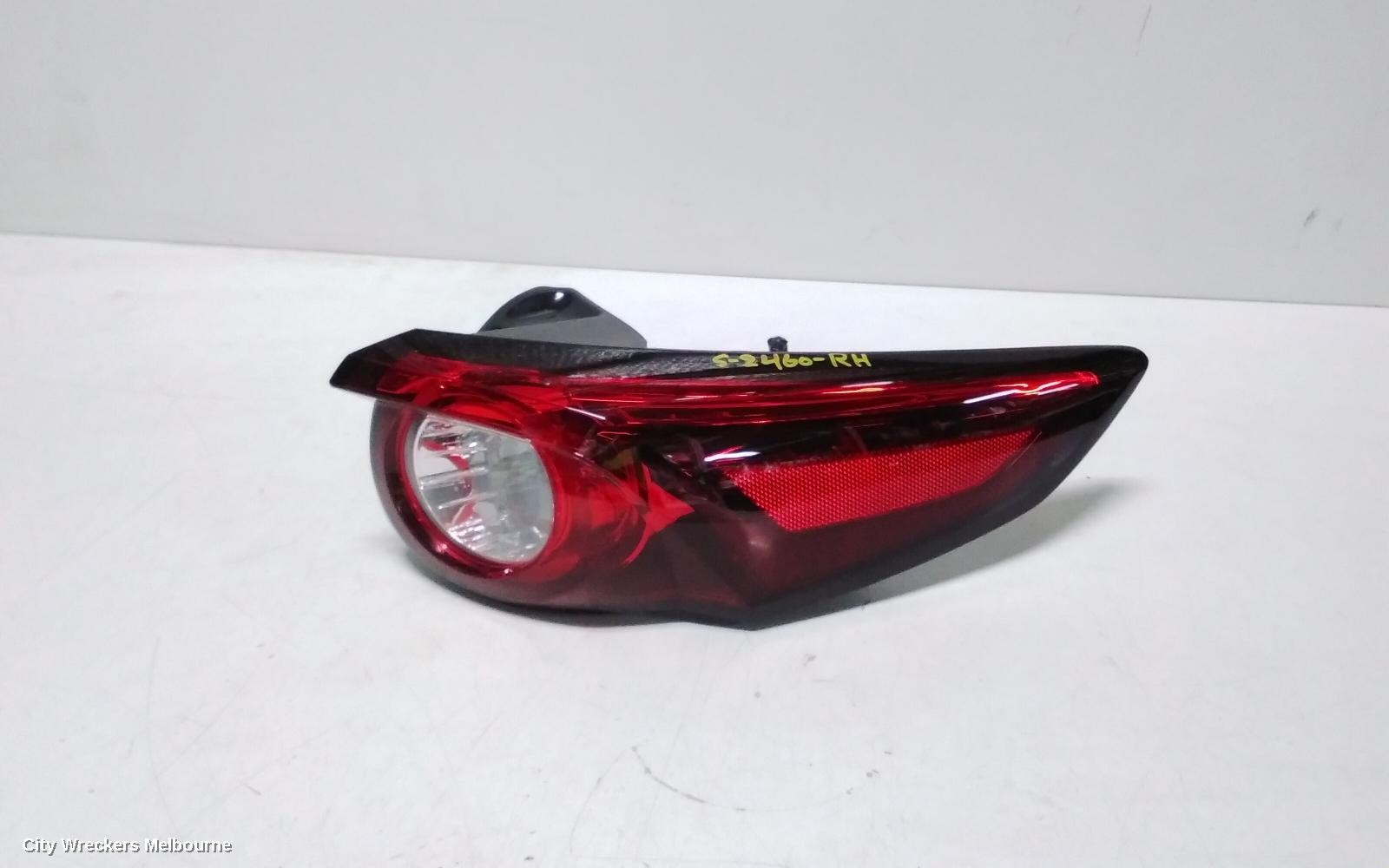 MAZDA CX9 RIGHT TAILLIGHT, TC, IN BODY, LED TYPE, 07/2016 ONWARDS