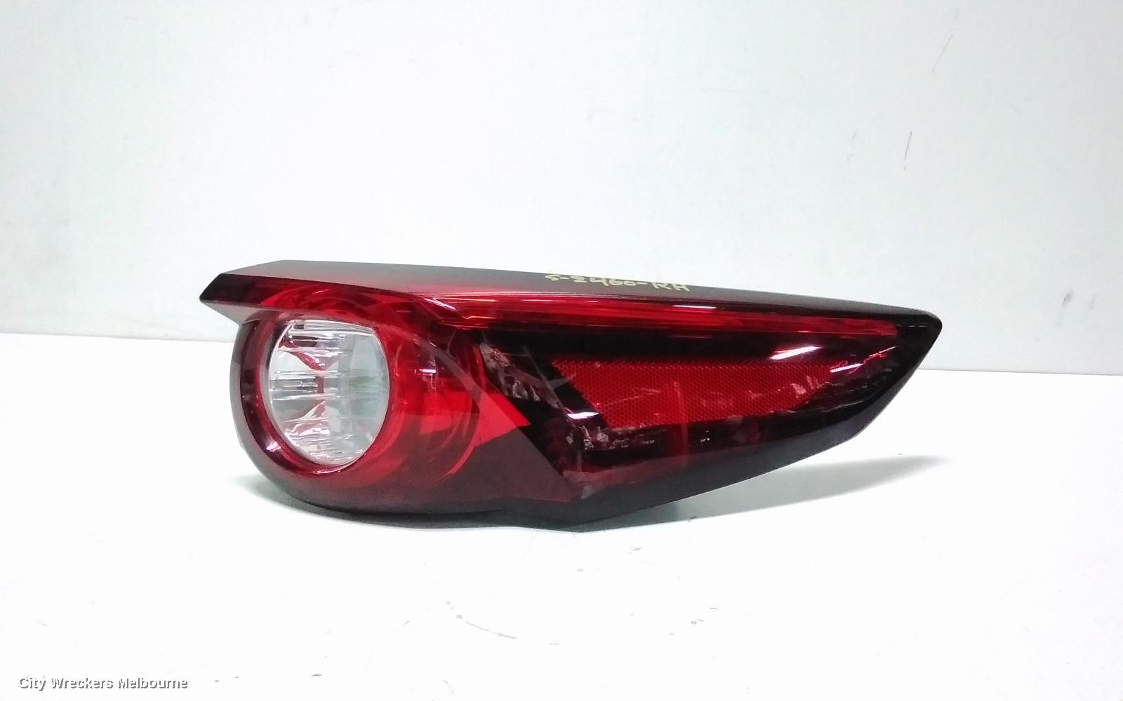 MAZDA CX9 RIGHT TAILLIGHT, TC, IN BODY, LED TYPE, 07/2016 ONWARDS