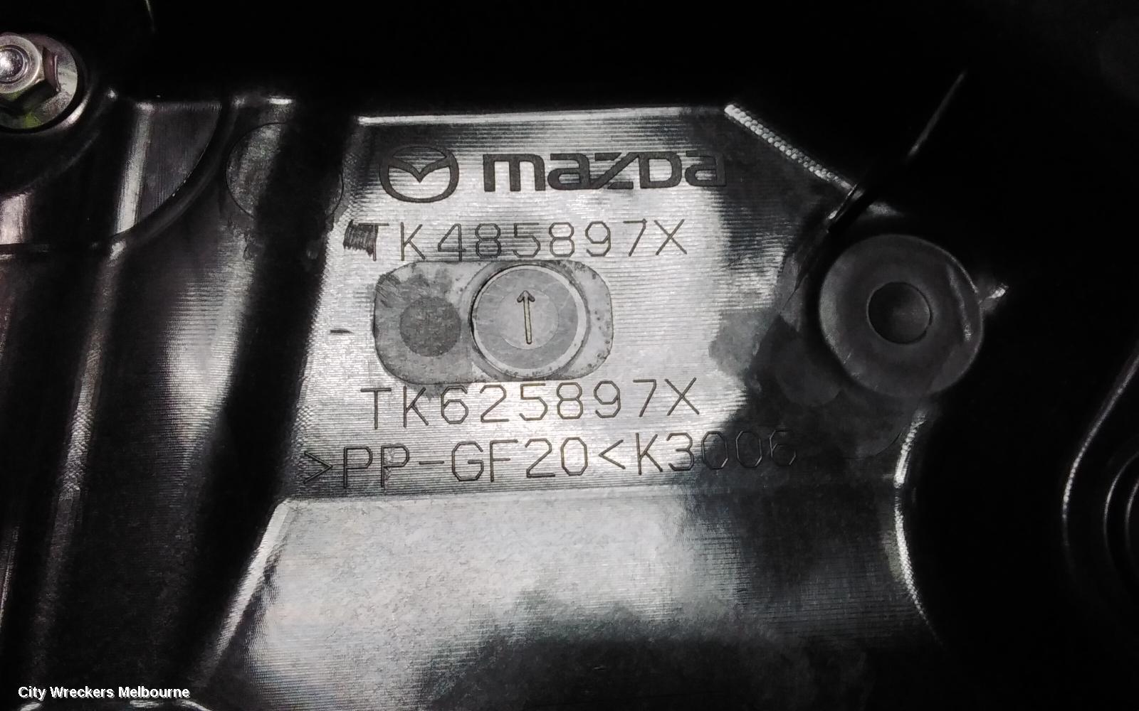 MAZDA CX9 RIGHT FRONT WINDOW REG/MOTOR, TC, 07/2016 ONWARDS