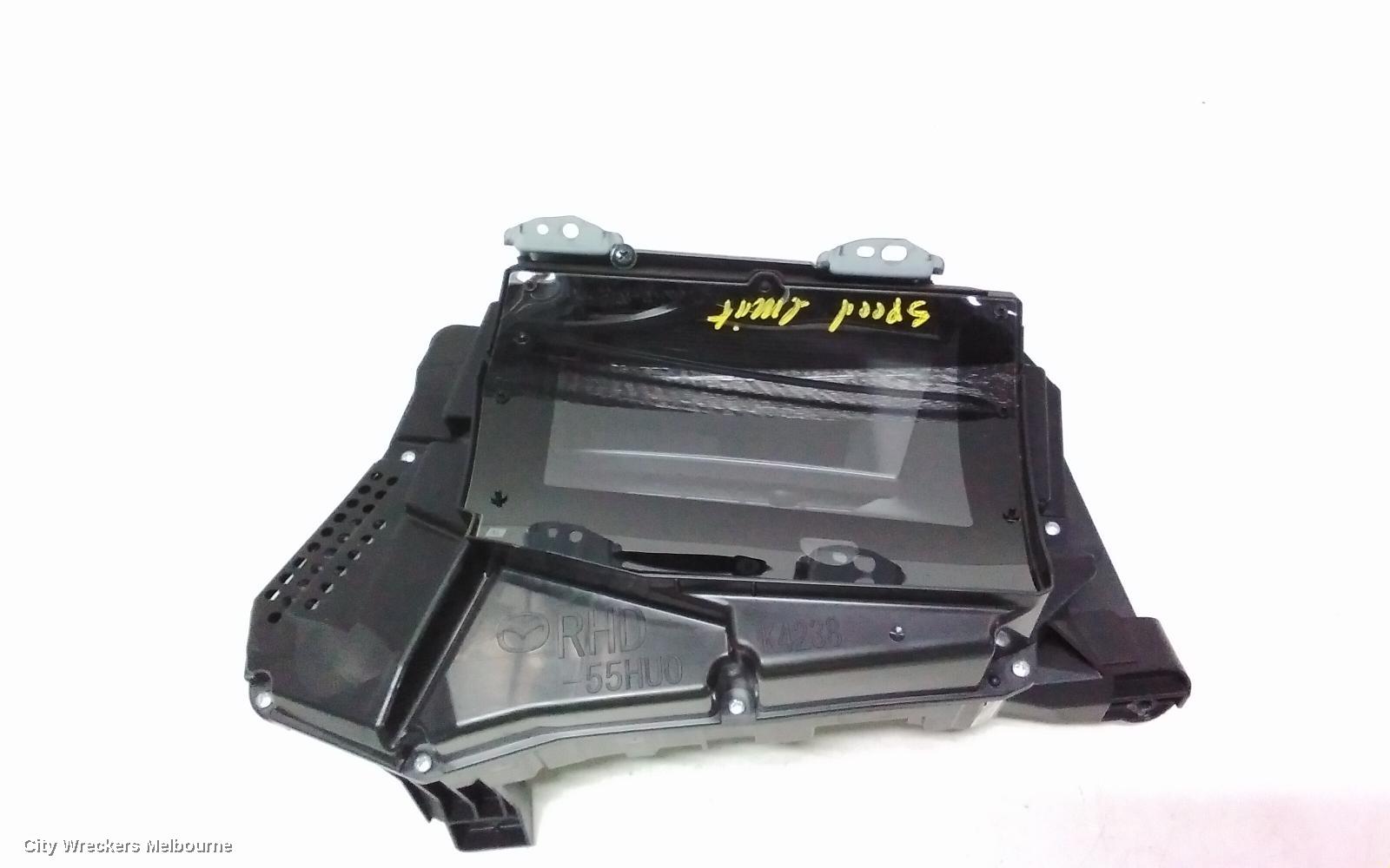 MAZDA CX9 INSTRUMENT CLUSTER, HEADS UP DISPLAY UNIT, TC, 07/2016 ONWARDS