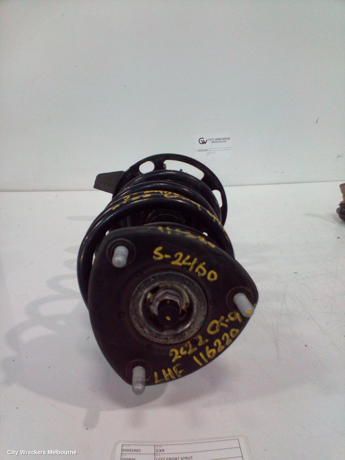 MAZDA CX9 LEFT FRONT STRUT, TC, 2.5, PETROL, FWD, 07/2016 ONWARDS