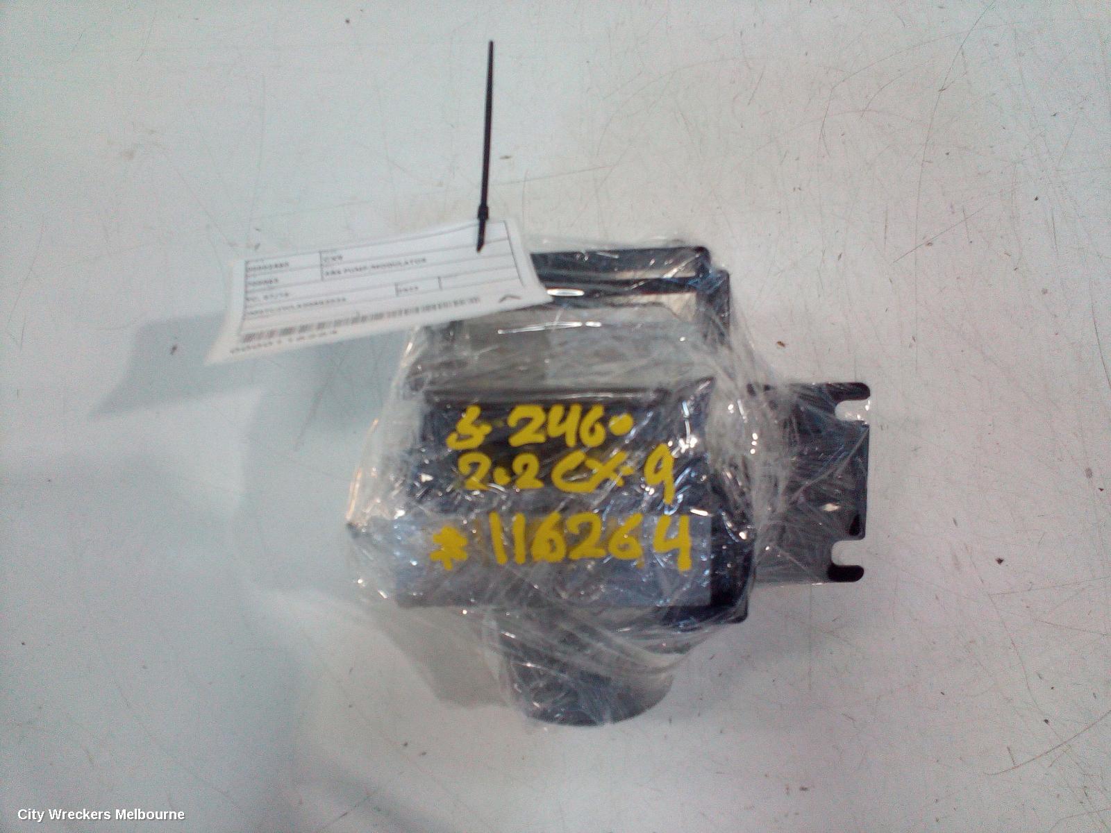 MAZDA CX9 ABS PUMP/MODULATOR, TC, 07/2016 ONWARDS