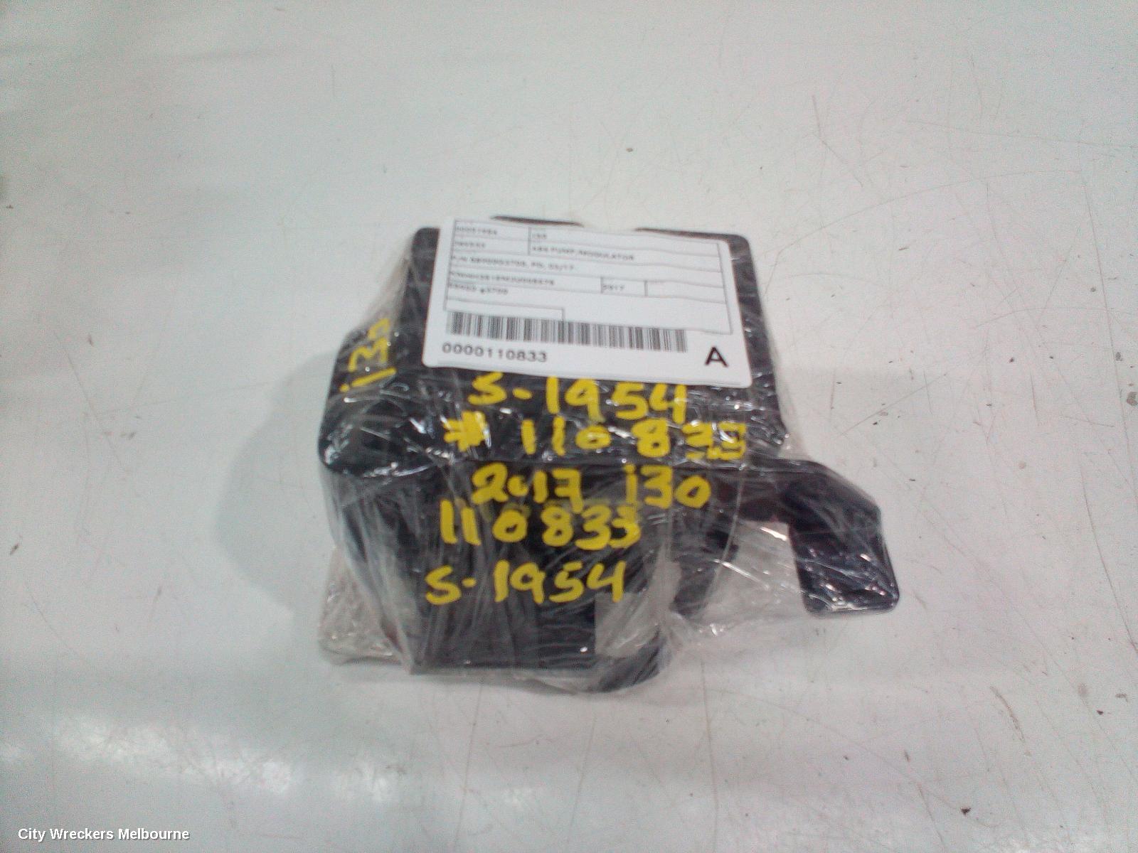 HYUNDAI I30 ABS PUMP/MODULATOR, P/N 58900G3700, PD, 03/2017 ONWARDS