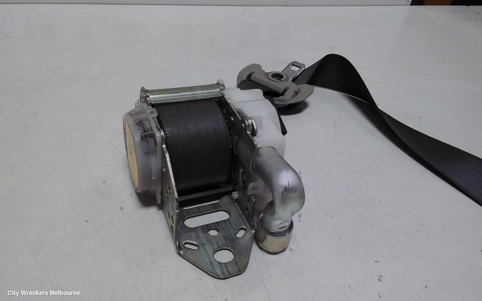 TOYOTA PRIUS SEATBELT/STALK, ZVW30R, LH FRONT, SEAT BELT ONLY, 07/2009 - 12/2015
