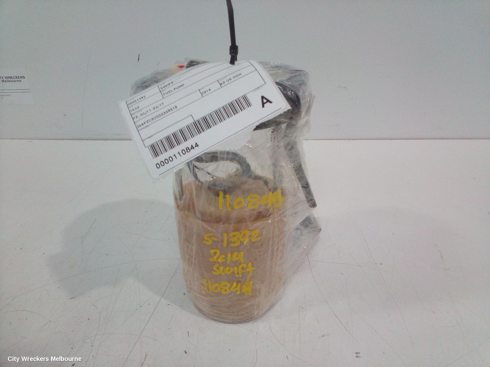 SUZUKI SWIFT FUEL PUMP, FZ, 02/2011 - 03/2017