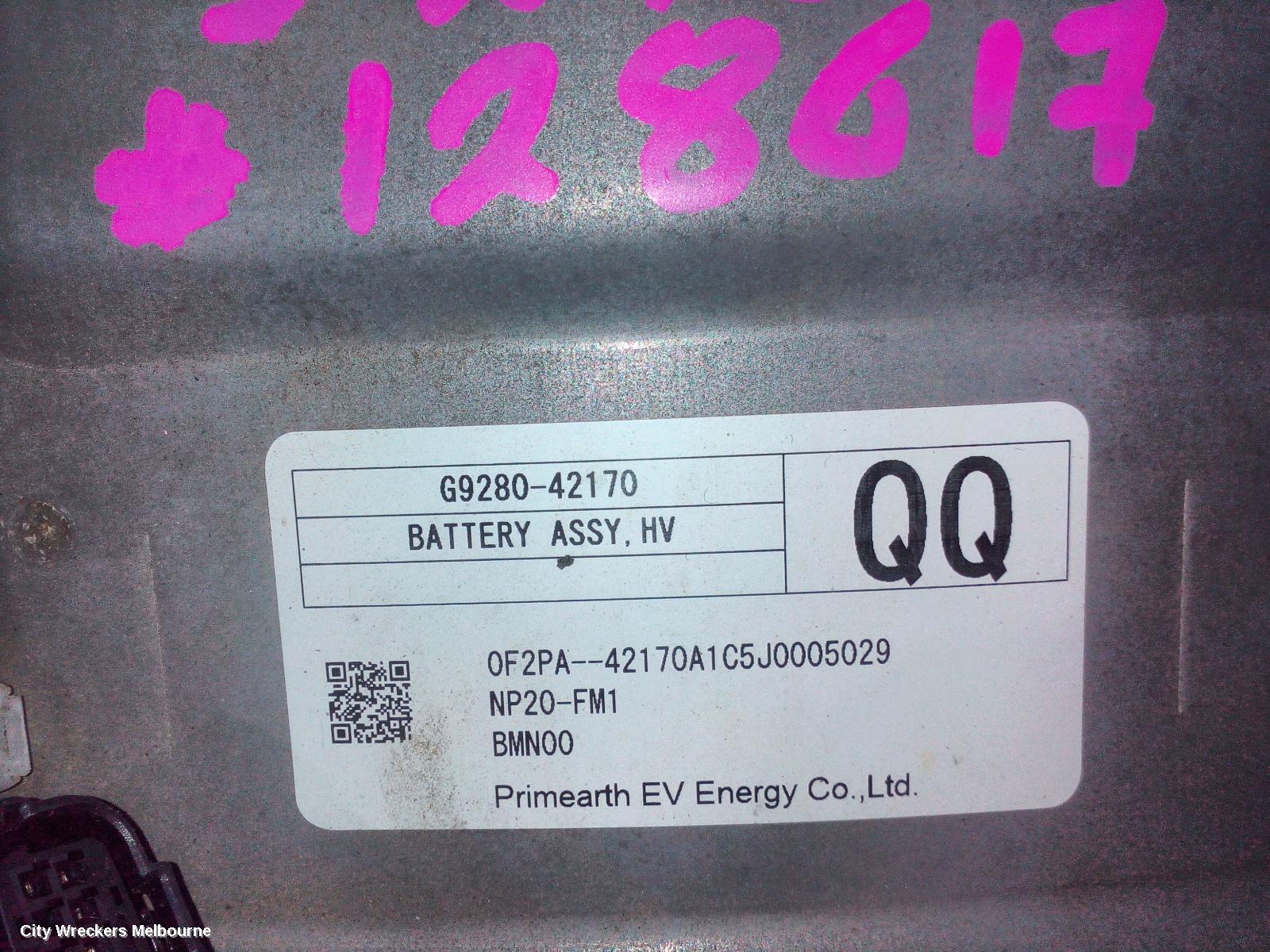 TOYOTA RAV4 BATTERY, XA50, 11/2018 - 12/2025
