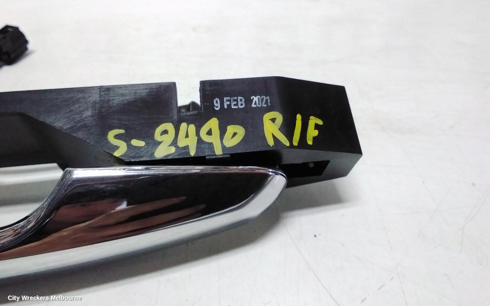 MITSUBISHI PAJERO DOOR HANDLE, OUTER, RH FRONT, CHROME, NS-NX, 08/2006 - 04/2021