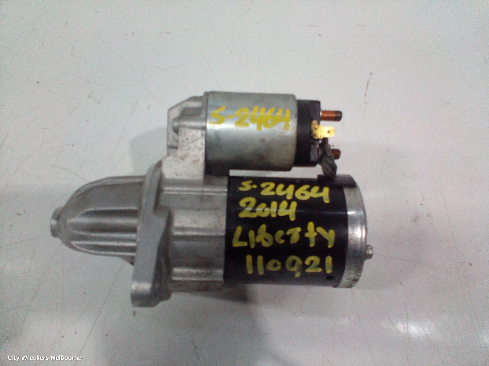 SUBARU LIBERTY STARTER, PETROL, FB25, AUTO, 6 SPEED, 5TH GEN, 09/2012 - 11/2014