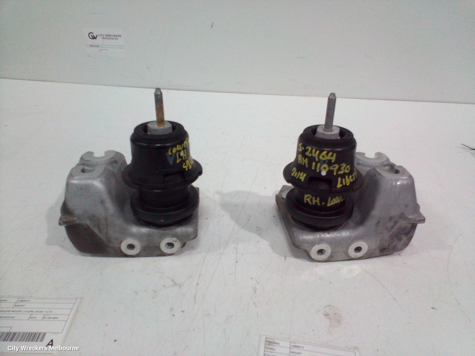 SUBARU LIBERTY MOUNT, 5TH GEN, ENGINE MOUNT, RH SIDE, 09/2009 - 11/2014
