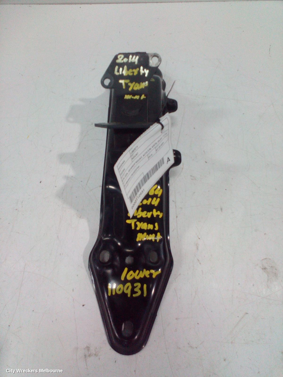 SUBARU LIBERTY MOUNT, 5TH GEN, GEARBOX MOUNT, AUTO T/M, AJ070, 09/2009 - 11/2014