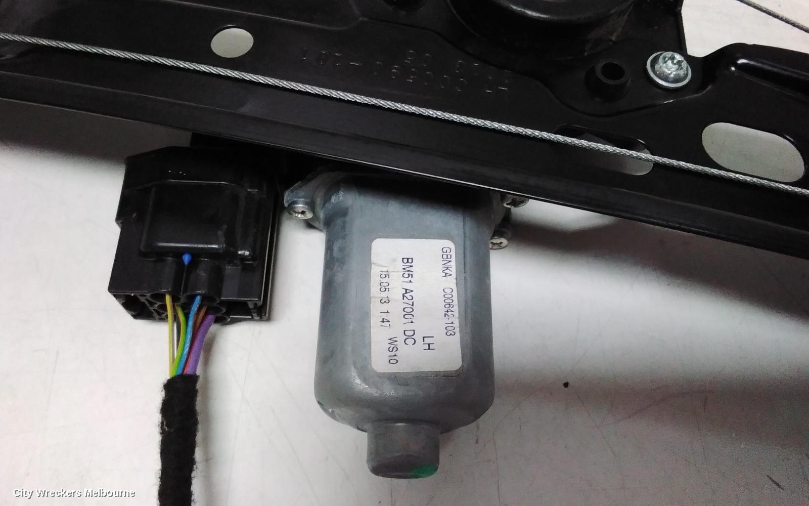 FORD FOCUS LEFT REAR WND REG/MOTOR, LW, VIN MPB, 06/2012 - 08/2015