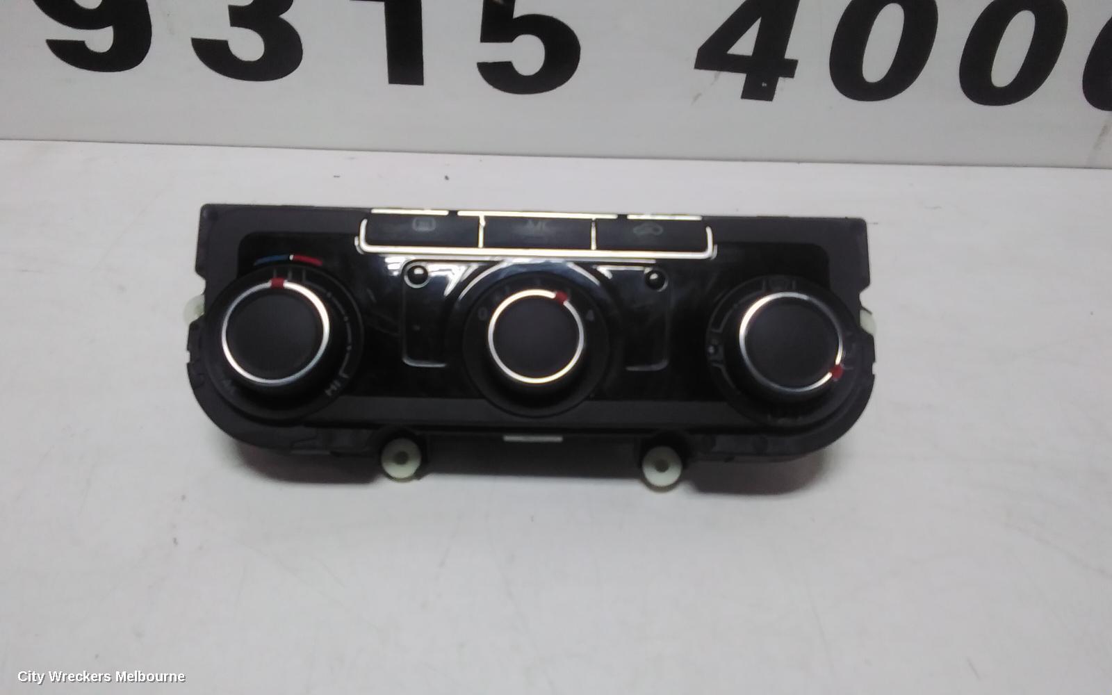 VOLKSWAGEN CADDY HEATER/AC CONTROLS, CLIMATE CONTROL TYPE, 2KN, 12/2015 - 02/2021