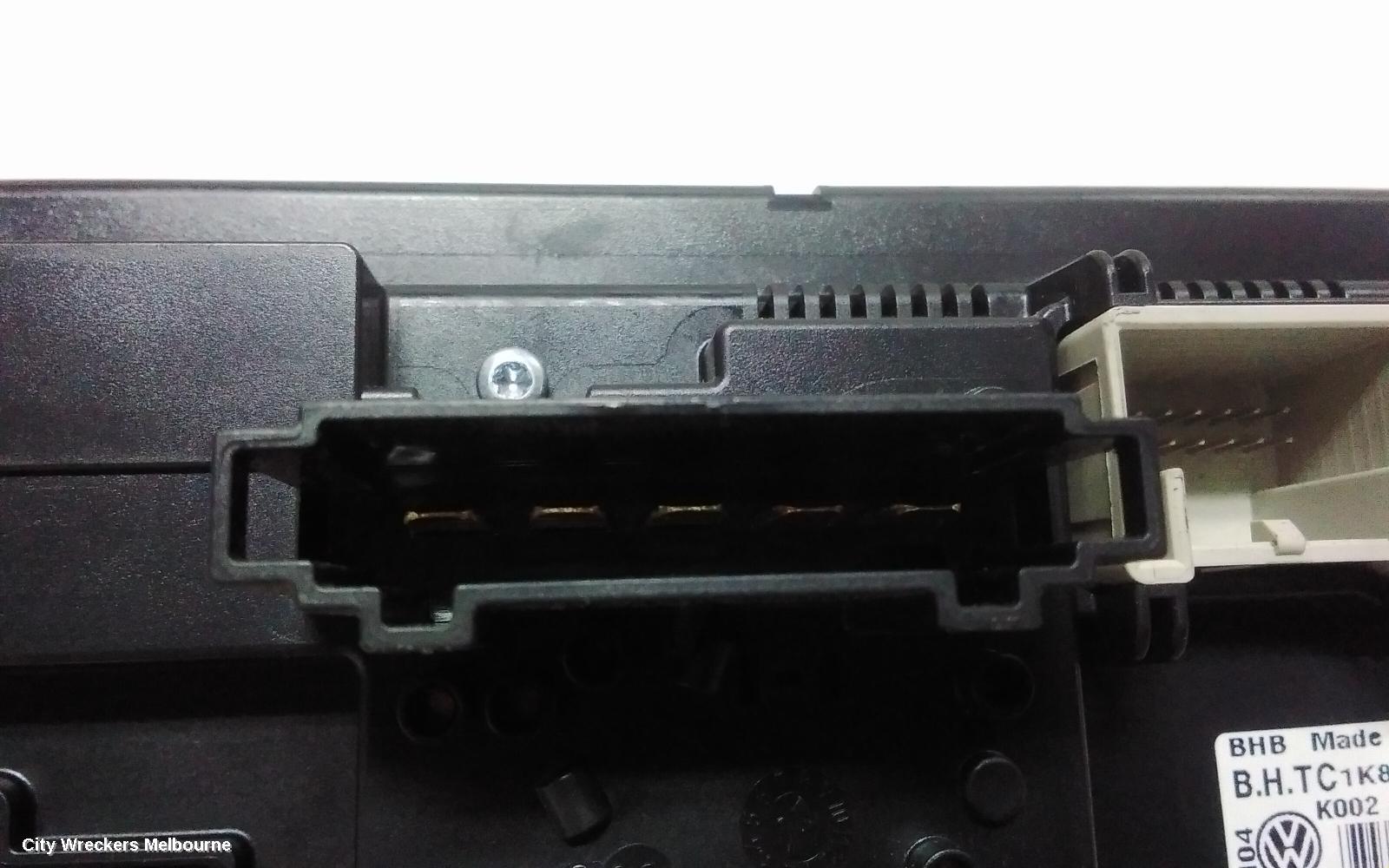 VOLKSWAGEN CADDY HEATER/AC CONTROLS, CLIMATE CONTROL TYPE, 2KN, 12/2015 - 02/2021