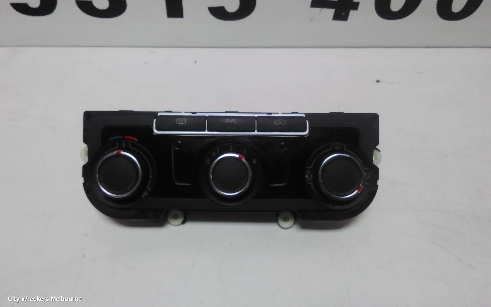 VOLKSWAGEN CADDY HEATER/AC CONTROLS, CLIMATE CONTROL TYPE, 2KN, 12/2015 - 02/2021