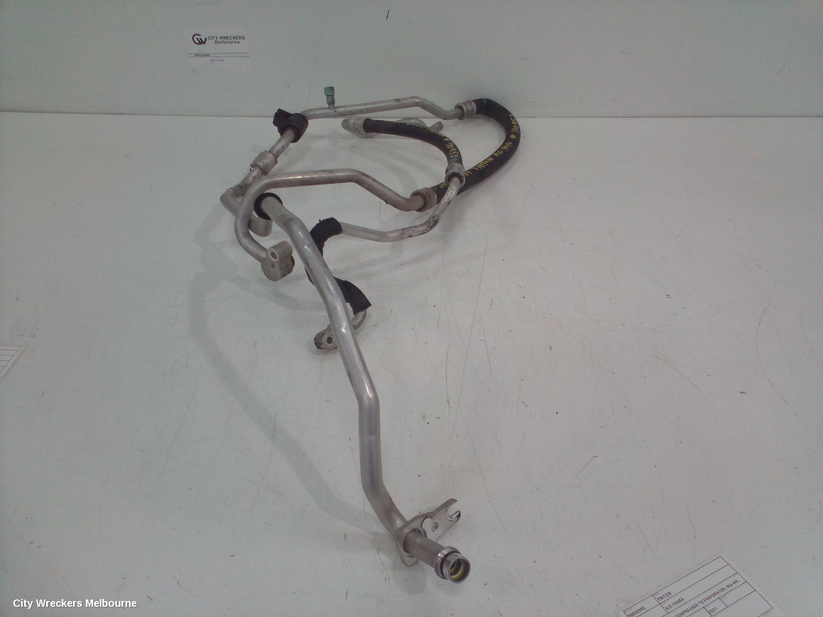 MITSUBISHI TRITON A/C HOSES, DIESEL, 2.4, 4N15, COMPRESSOR TO EVAPORATOR, MQ-MR, 03/2015 ONWARDS
