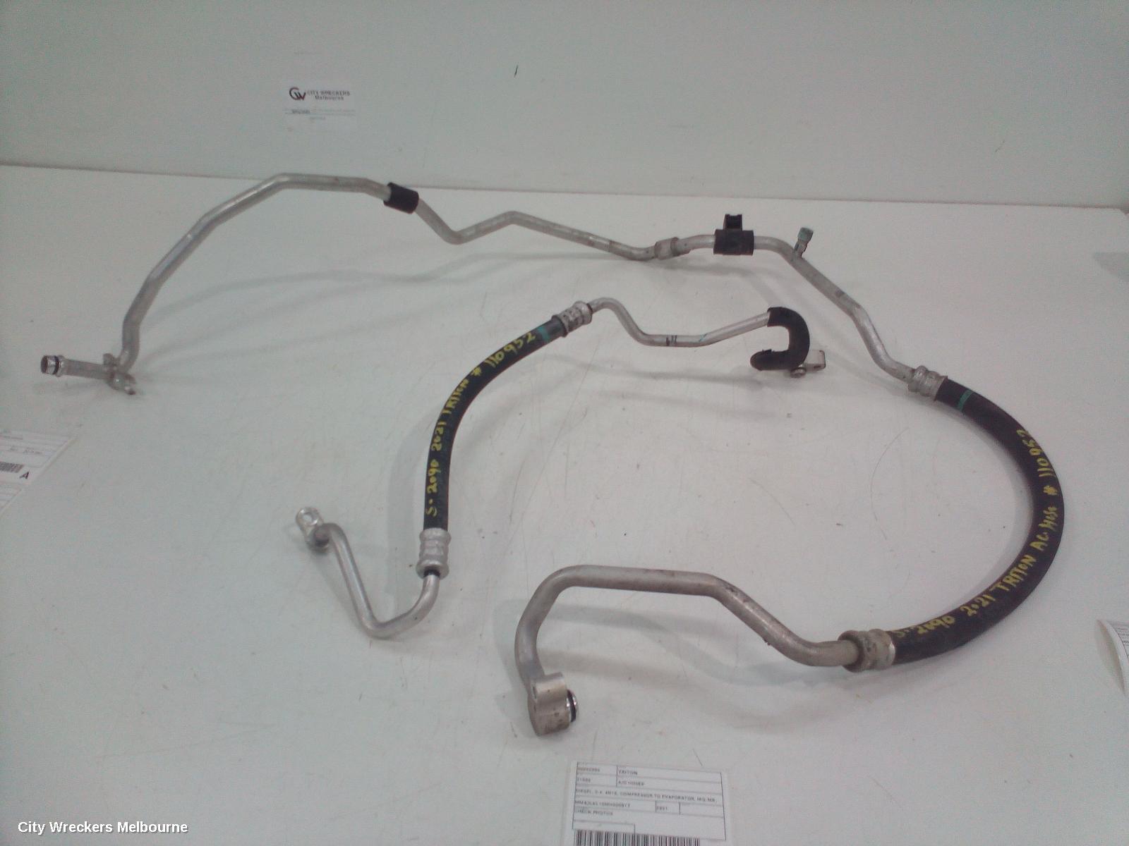 MITSUBISHI TRITON A/C HOSES, DIESEL, 2.4, 4N15, COMPRESSOR TO EVAPORATOR, MQ-MR, 03/2015 ONWARDS