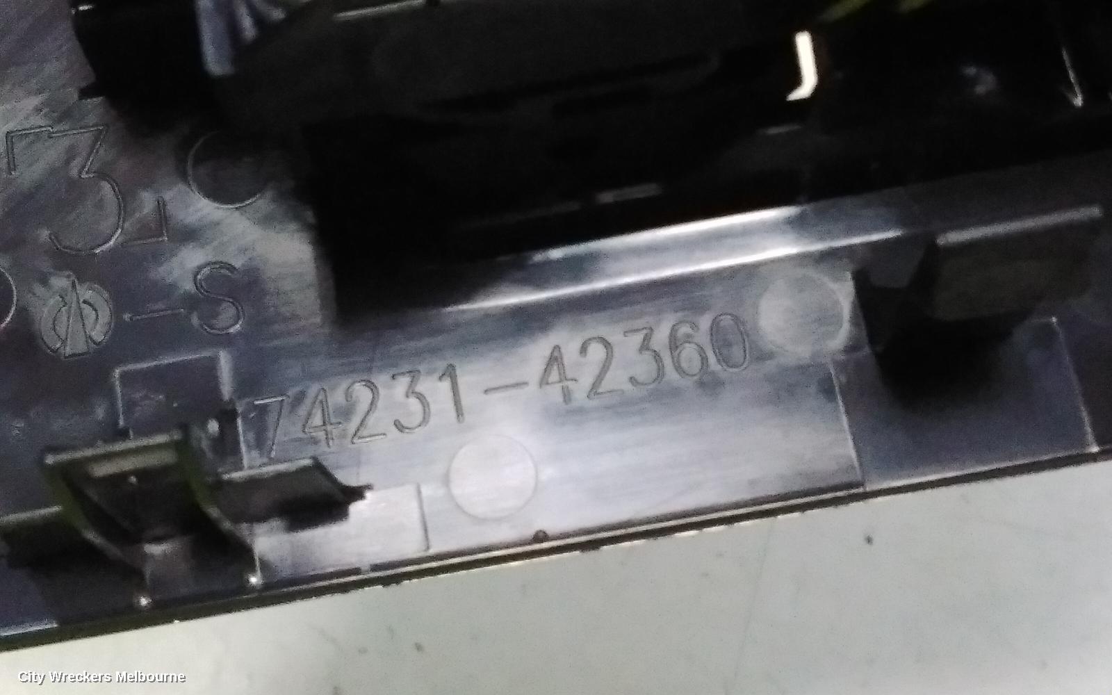 TOYOTA RAV4 PWR DR WIND SWITCH, RH FRONT, BLOCK MASTER SWITCH, AUTO FOLD TYPE, XA50, 11/2018 ONWARDS