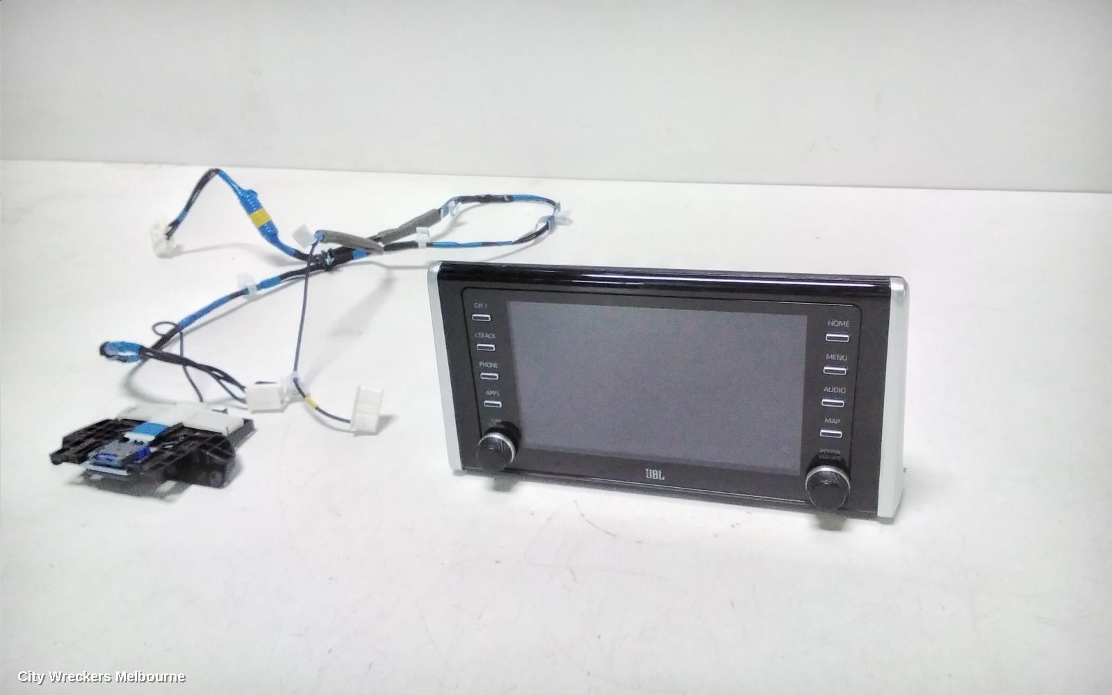 TOYOTA RAV4 RADIO/CD/DVD/SAT/TV, HEAD UNIT, W / DISPLAY UNIT, 8IN TOUCHSCREEN, W/ PREMIUM TYPE, XA50, CRUISER/LIMITED/EDGE/ADVENTURE, 11/2018 - 06/2022