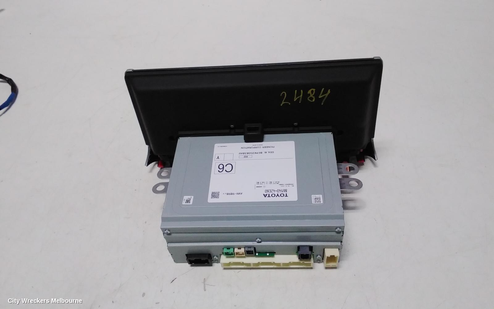TOYOTA RAV4 RADIO/CD/DVD/SAT/TV, HEAD UNIT, W / DISPLAY UNIT, 8IN TOUCHSCREEN, W/ PREMIUM TYPE, XA50, CRUISER/LIMITED/EDGE/ADVENTURE, 11/2018 - 06/2022