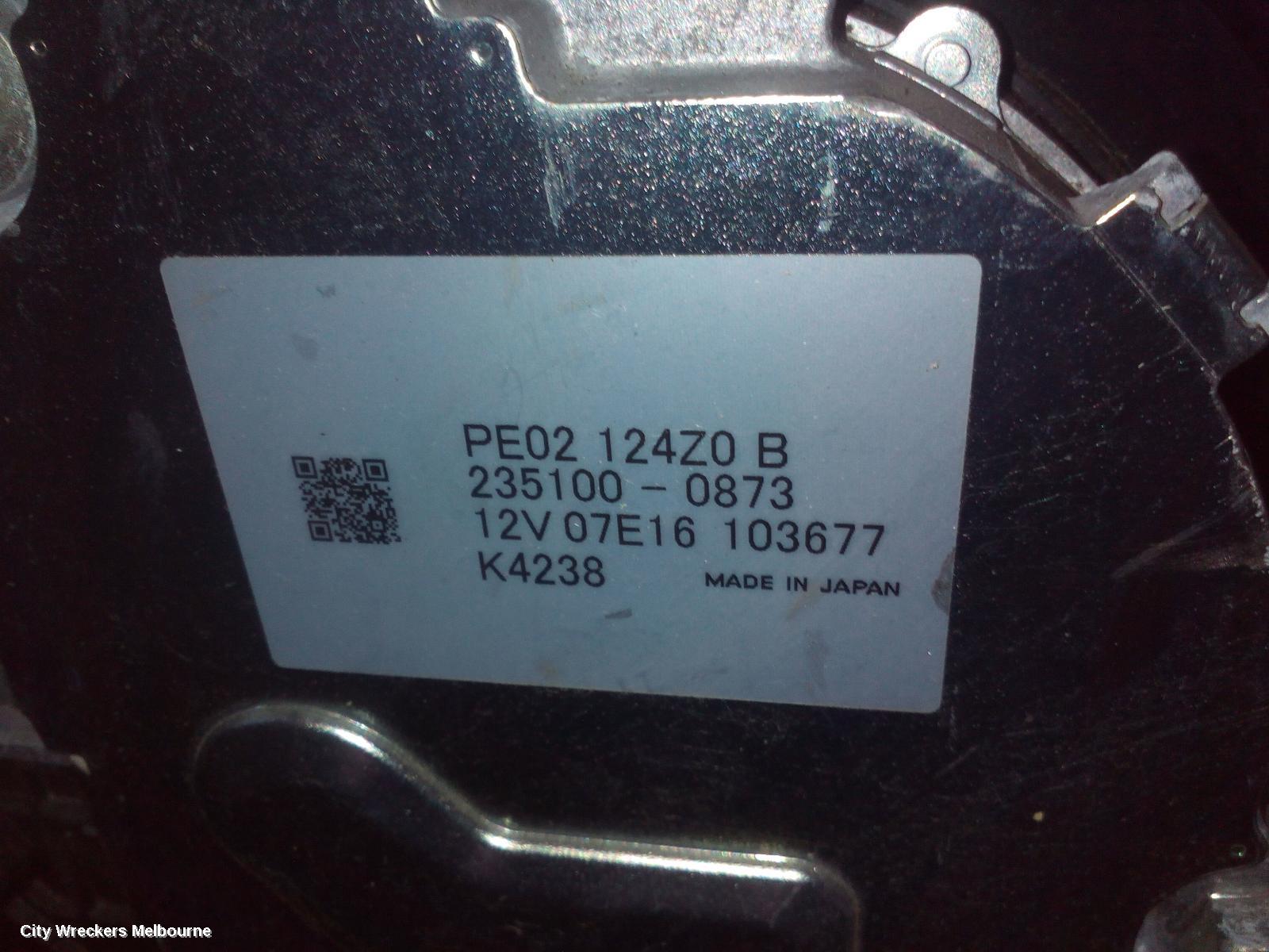 MAZDA CX5 ENGINE, PETROL, 2.5, PY-VPR CODE, NON TURBO, KF, 05/2018 ONWARDS