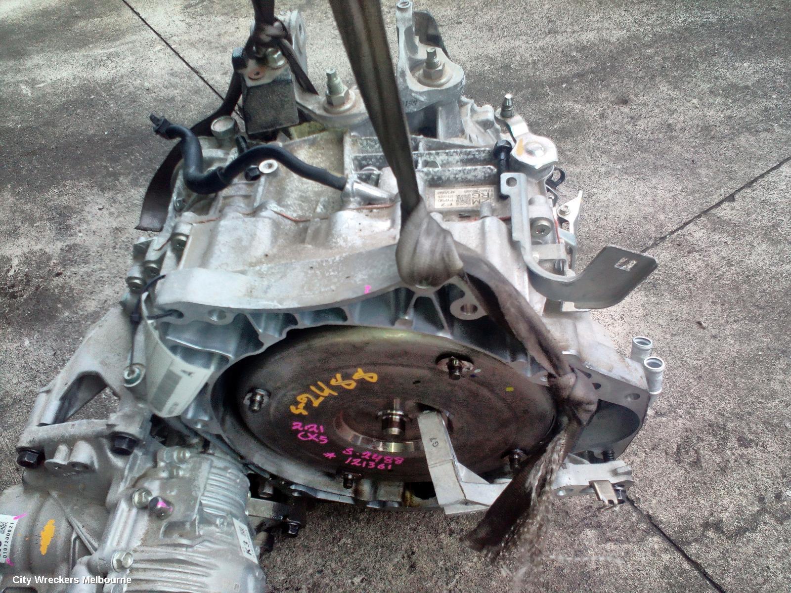 MAZDA CX5 TRANS/GEARBOX, AUTO, AWD, PETROL, 2.5, PY-VPR, W/ TRANSFER CASE, KF, 02/2017 ONWARDS